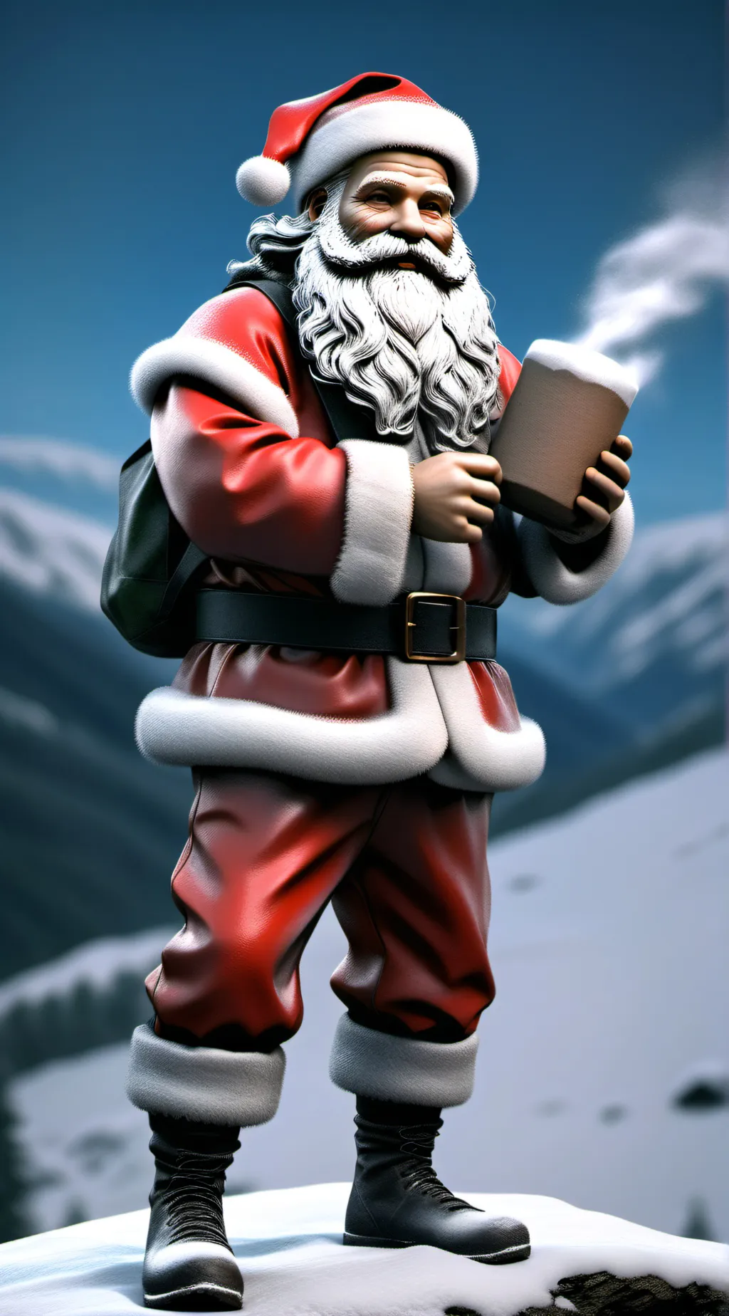 ai character: The Real Santa  background
