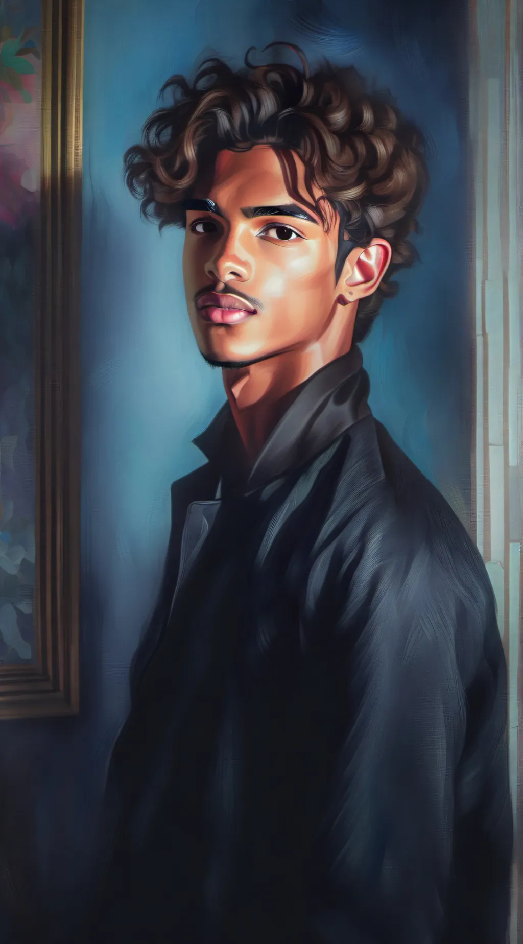 ai character: Ajmal Hadid background