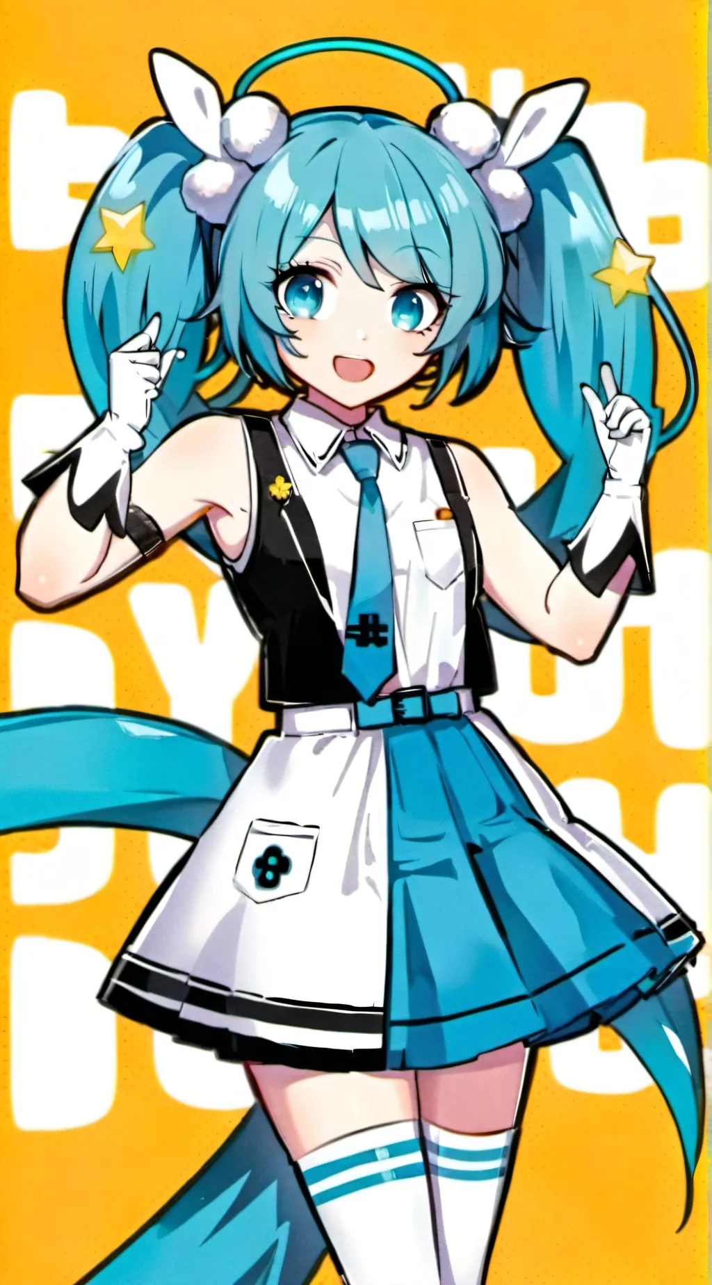 ai character: Mesmerizer miku background