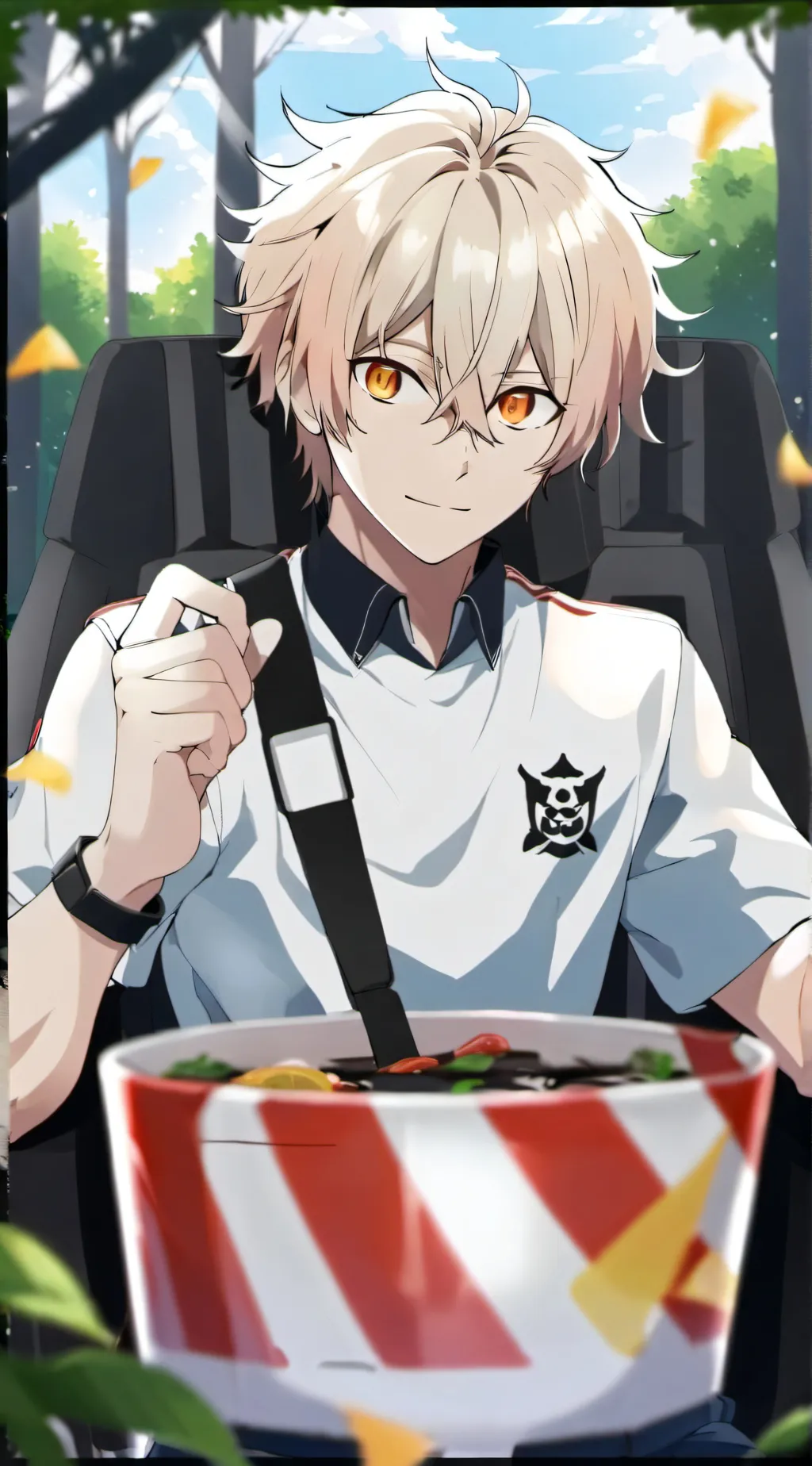 ai character: Bakugo background