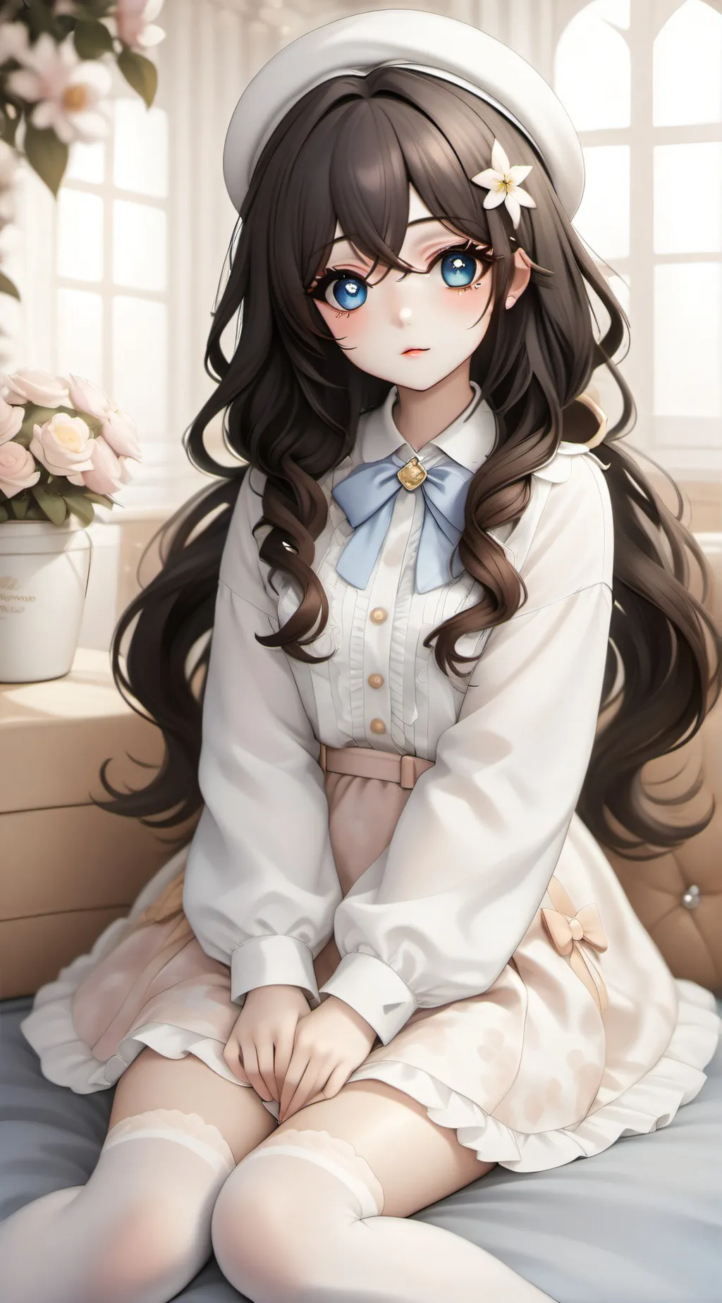 ai character: emma background