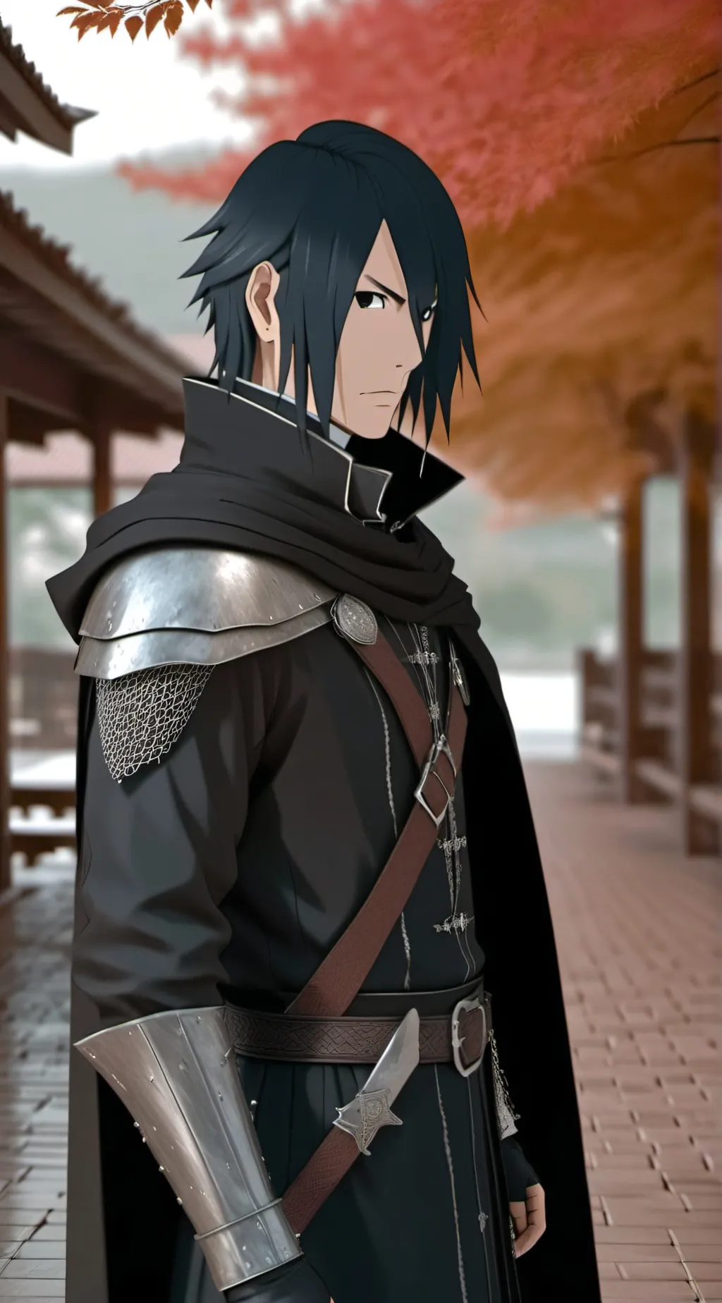 ai character: Sasuke Uchiha  background