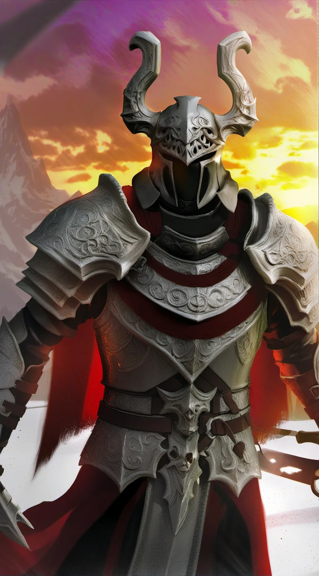 ai character: Royal knight background