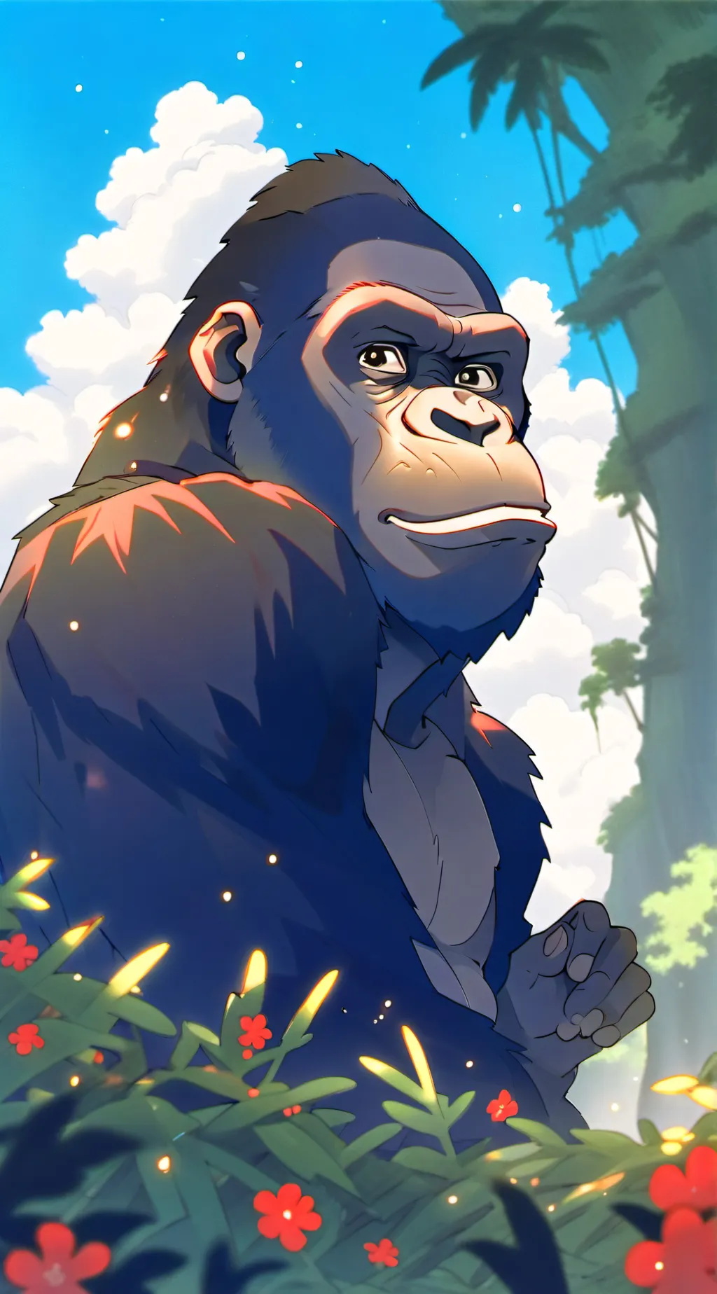 ai character: GorillaVRGT background