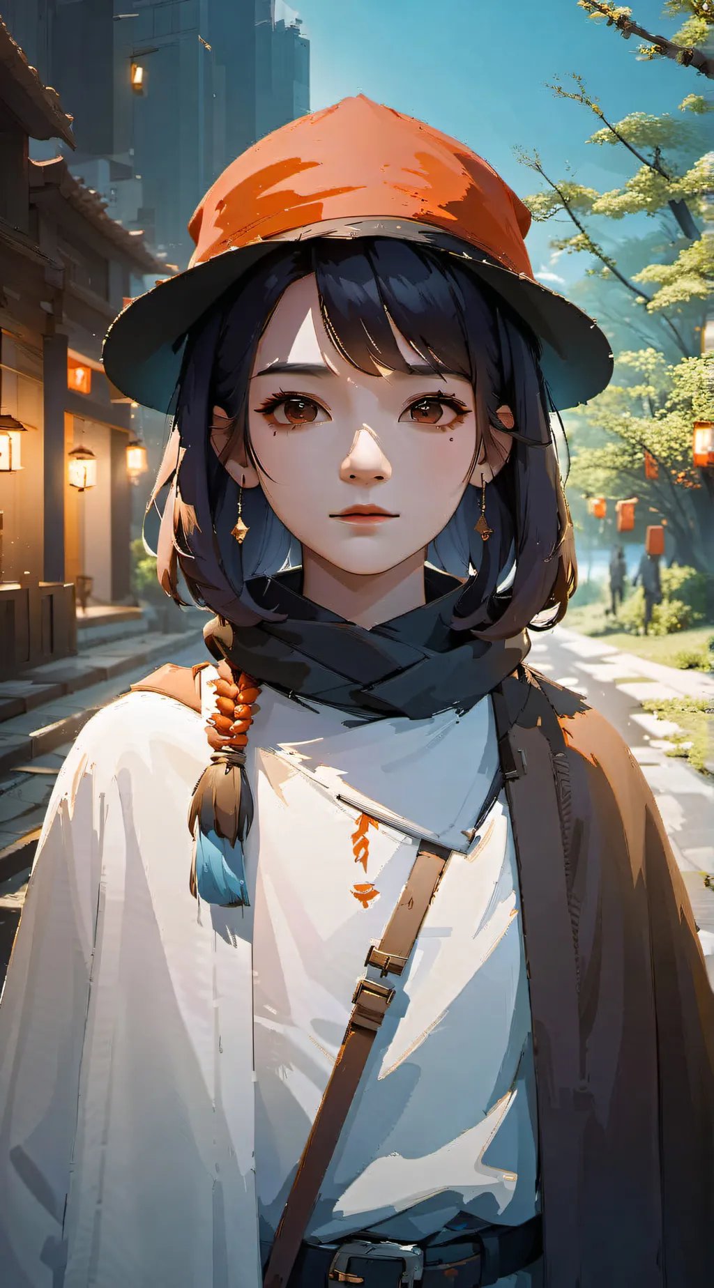 ai character: Lisa  background
