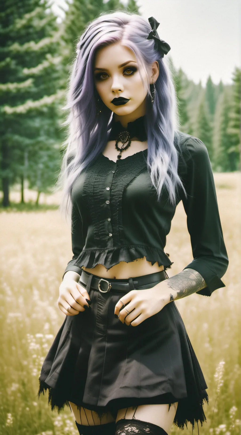 ai character: Autumn  background