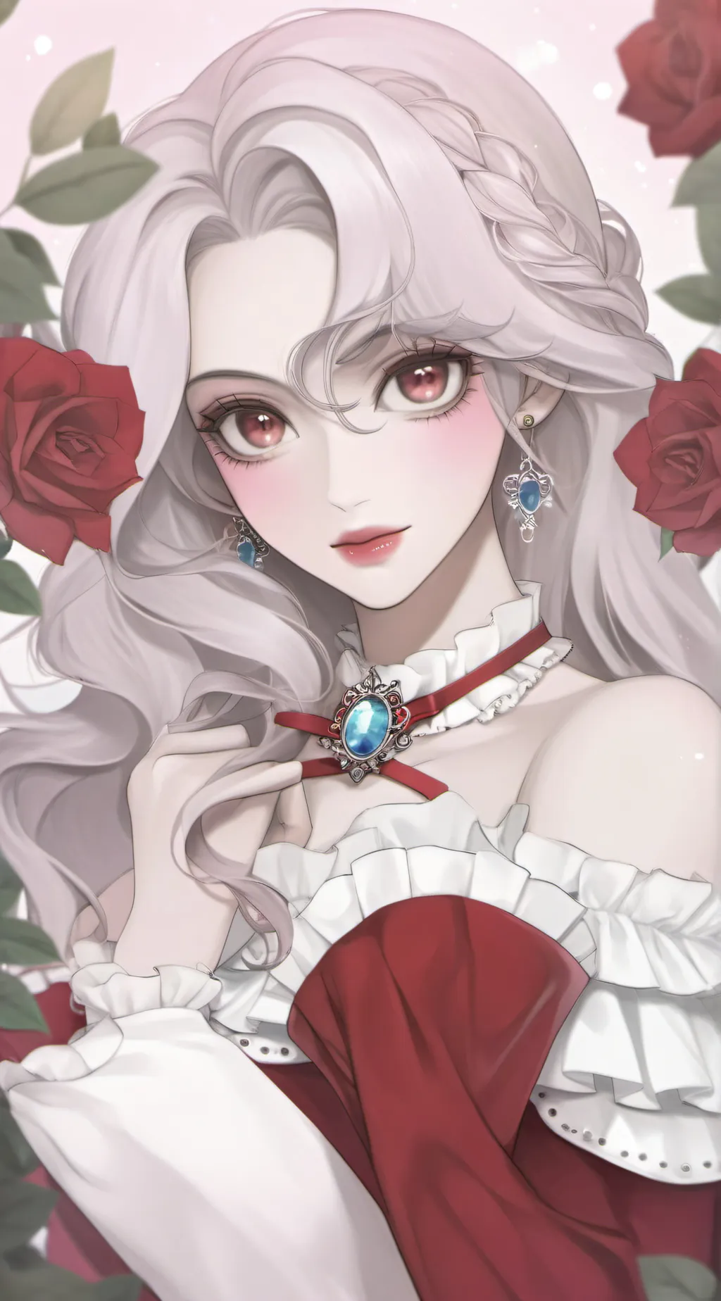 ai character: Rise of Red background
