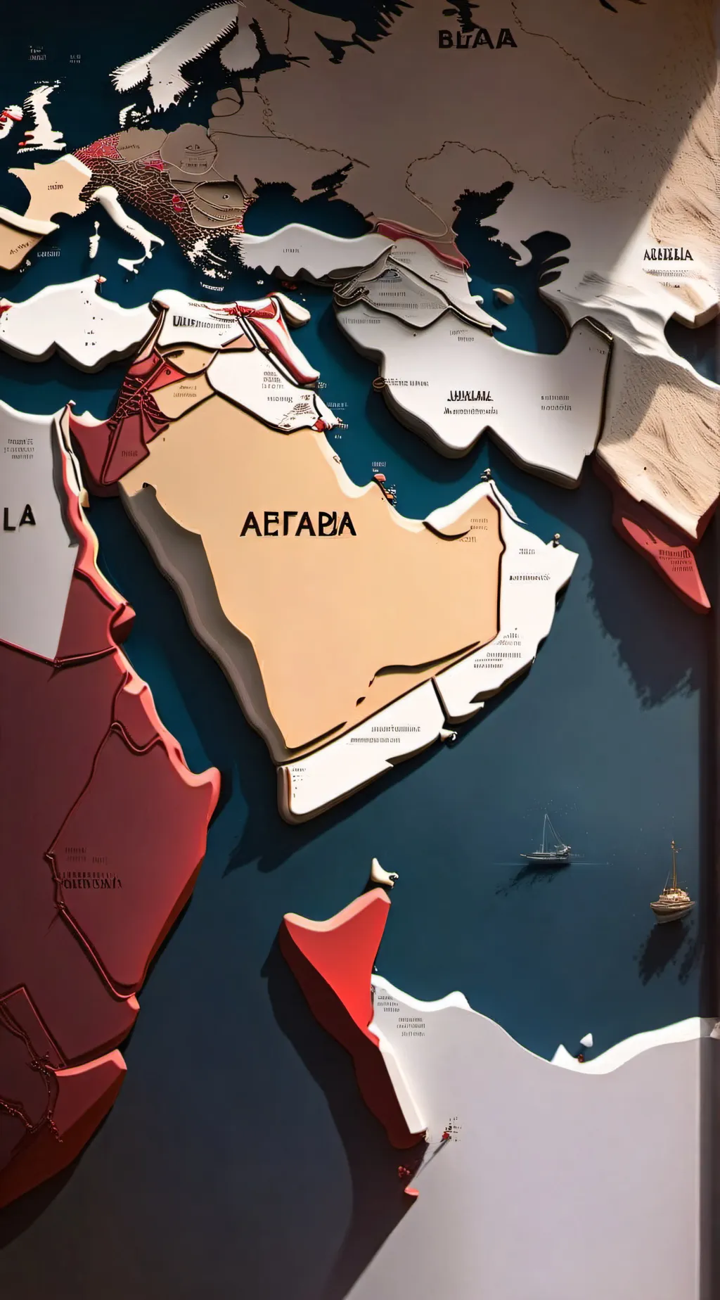 ai character: Middle East.  background