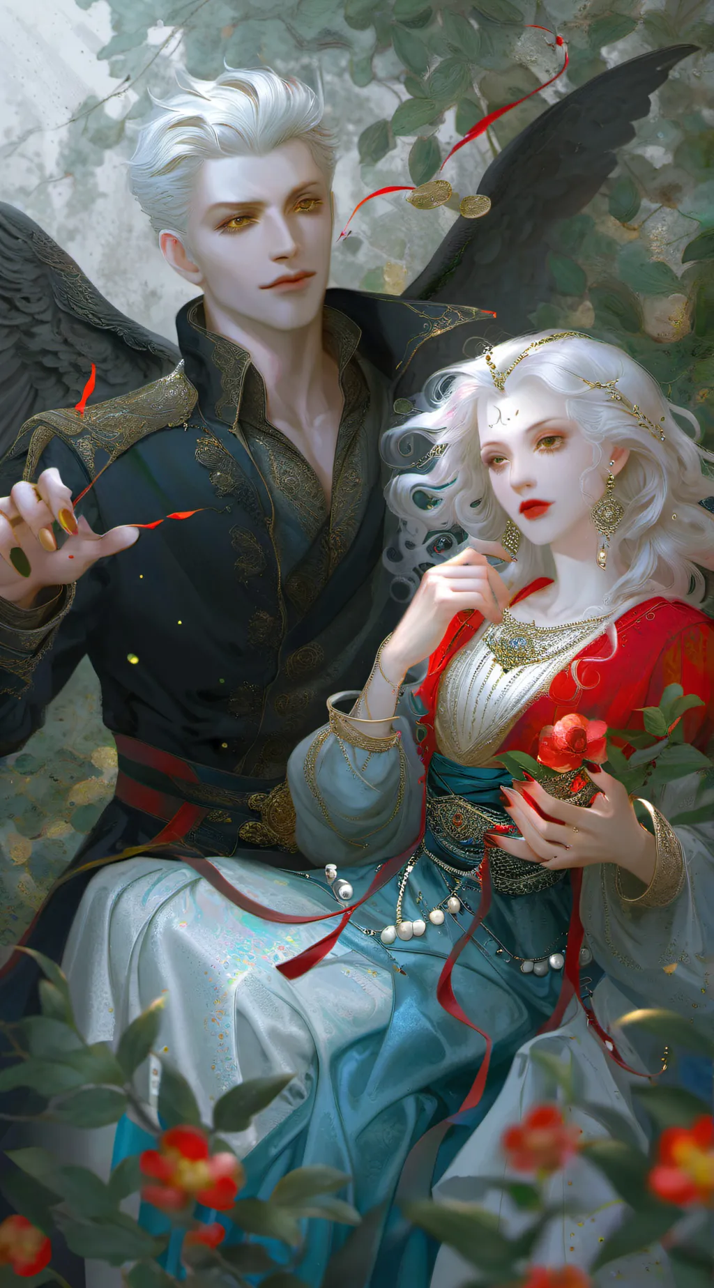 ai character: tow vampires background