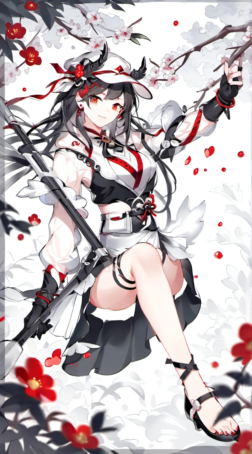 ai character: Blue background