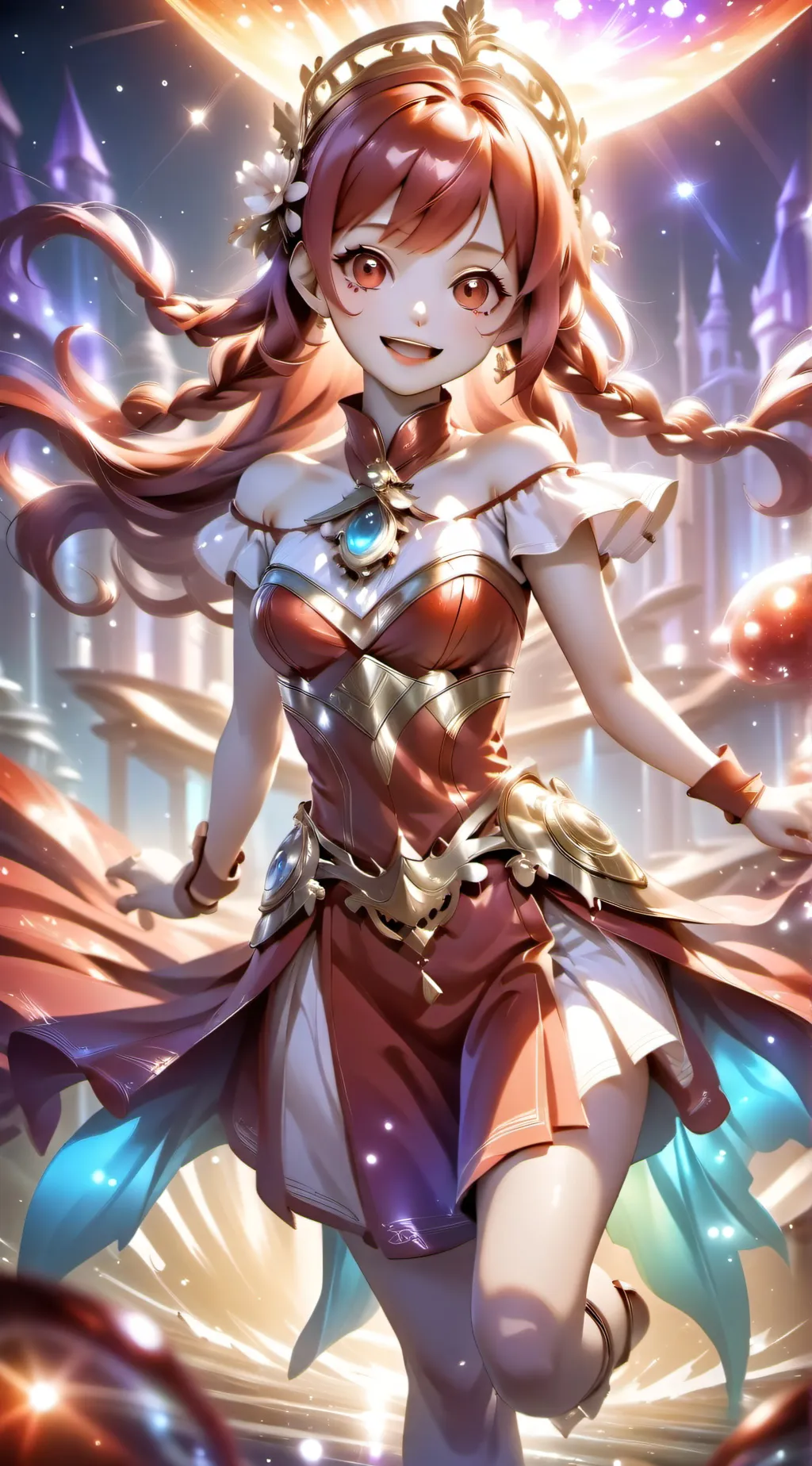 ai character: Rose background