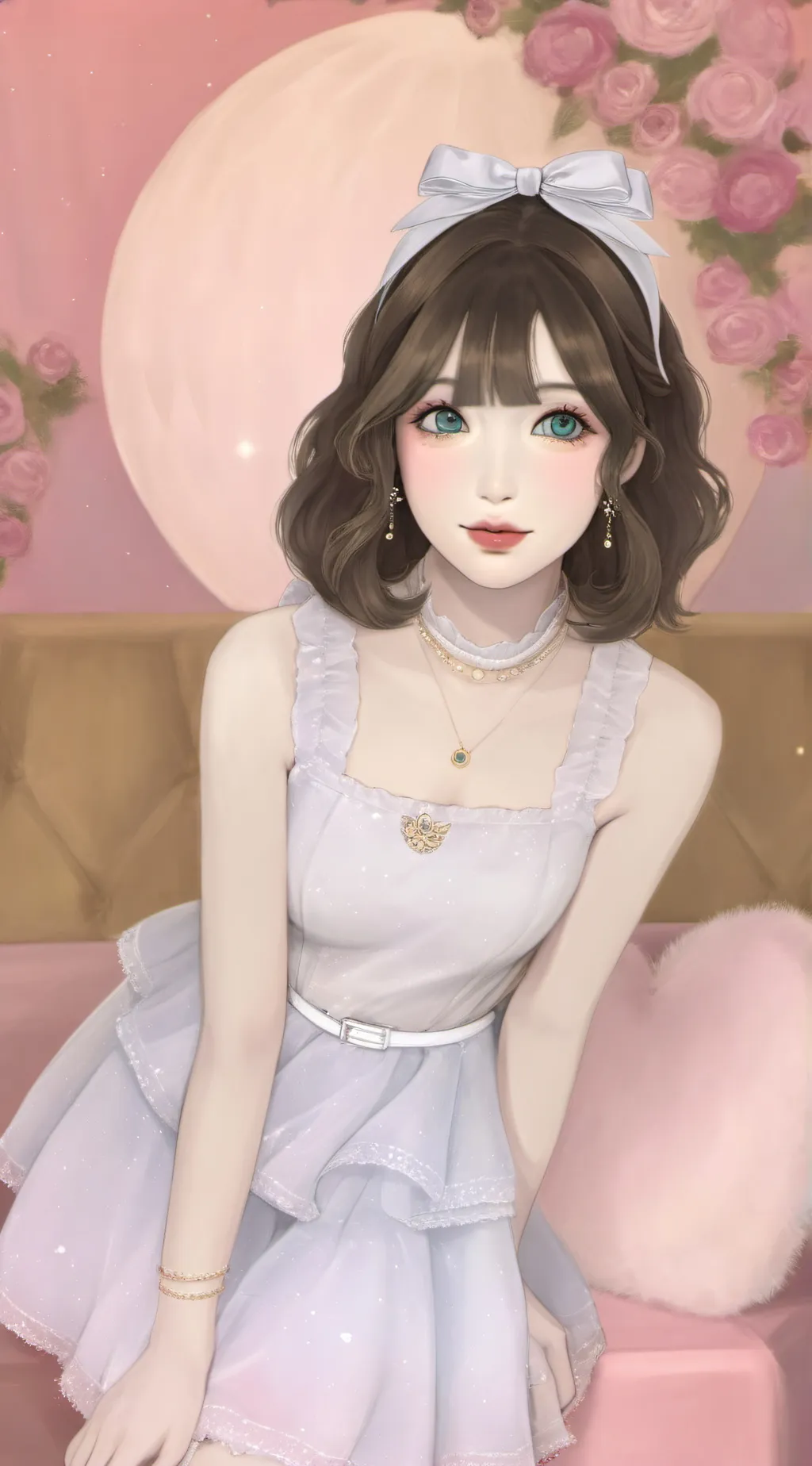 ai character: Ashley  background