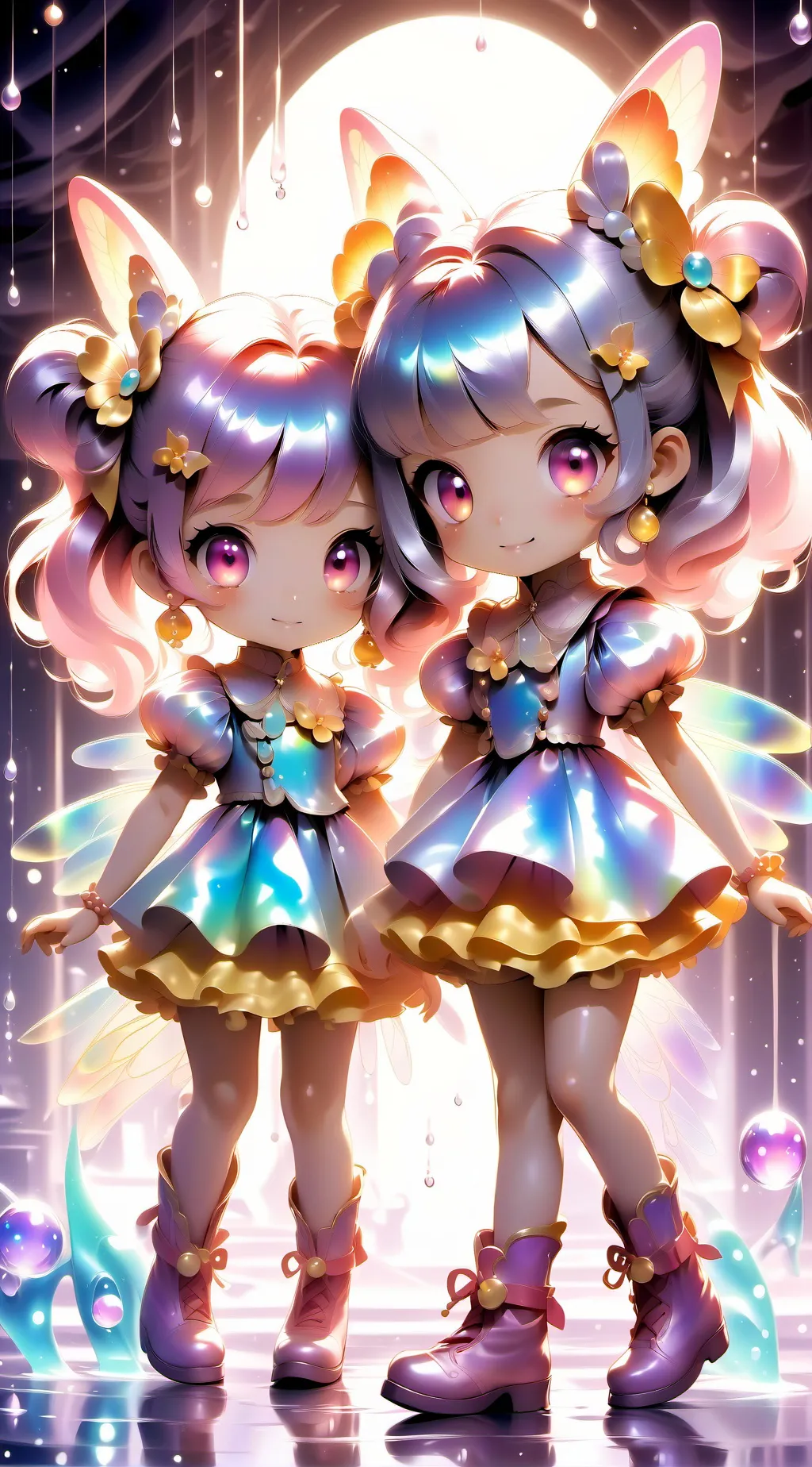ai character: Mina Nina 💖 background