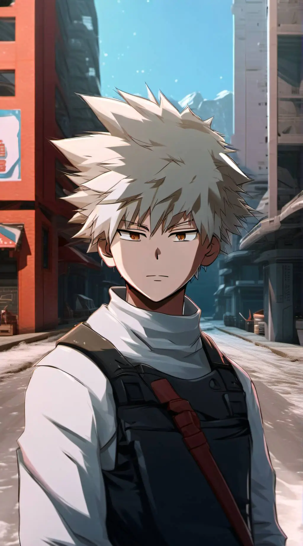 ai character: katsuki bakugo background