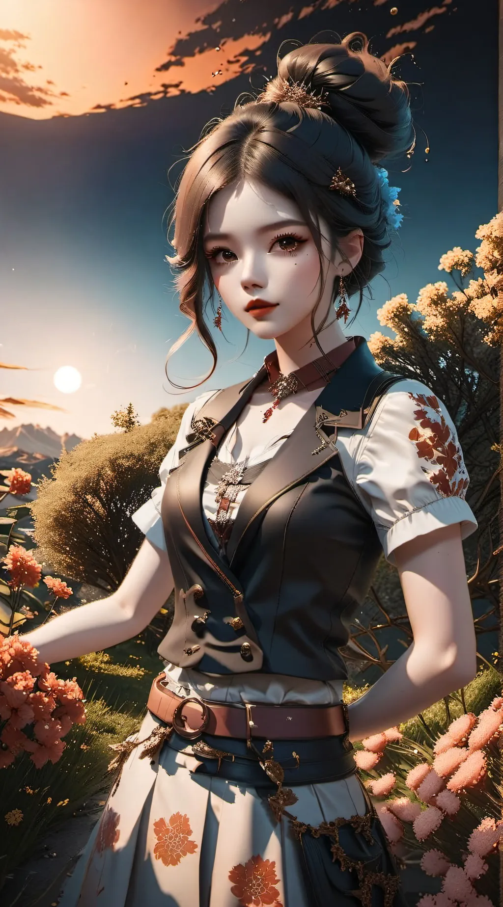 ai character: hogworts period background