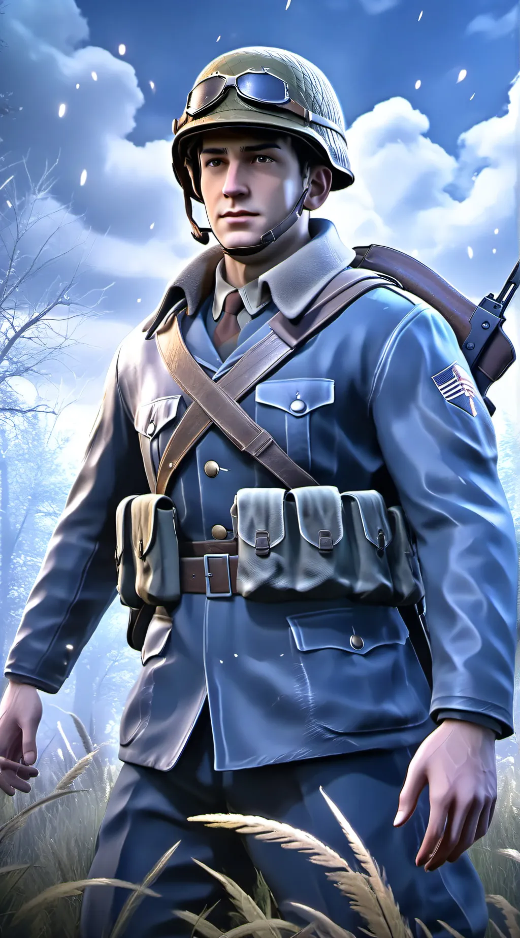 ai character: Robert Zussman  background