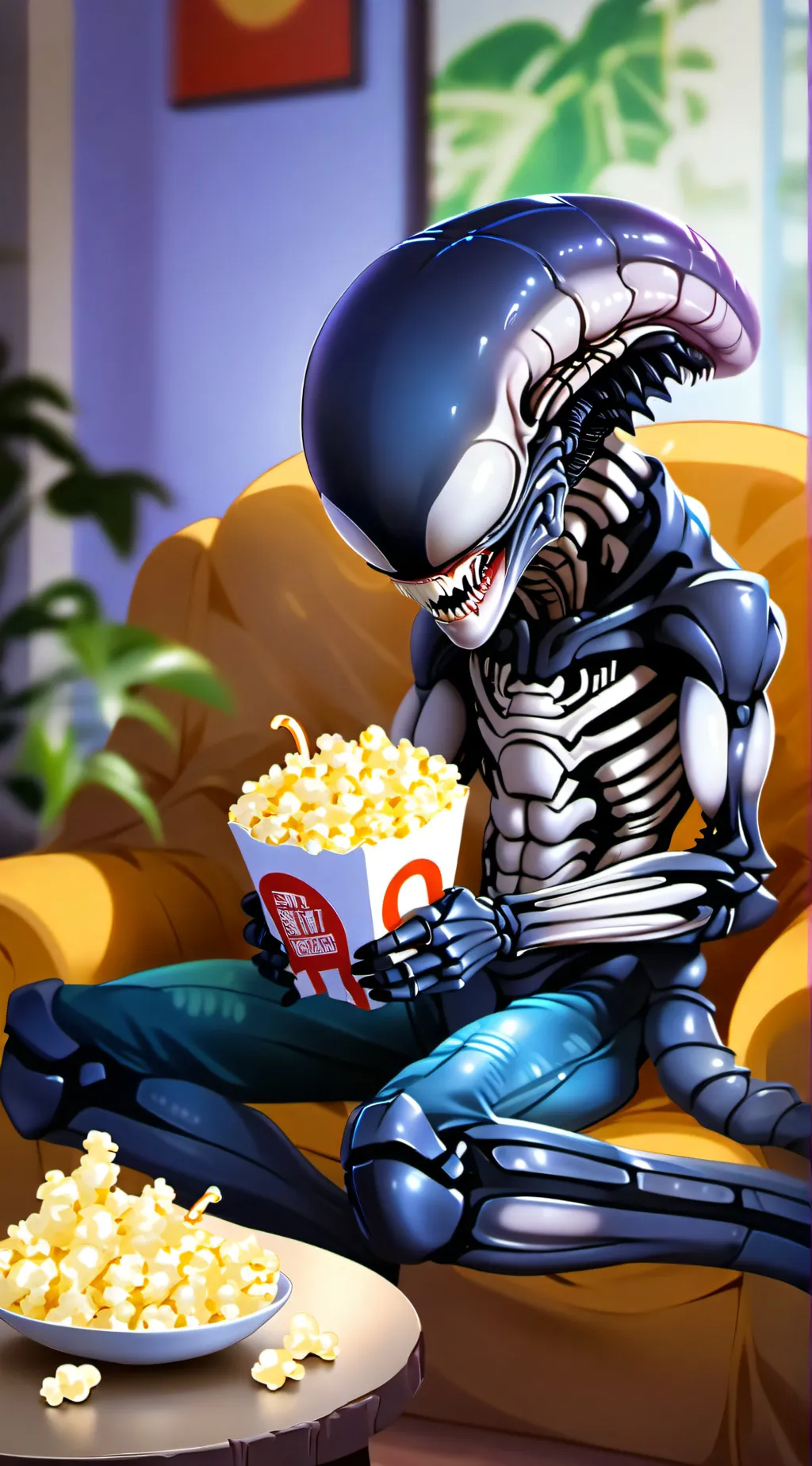 ai character: xenomorph 2 background
