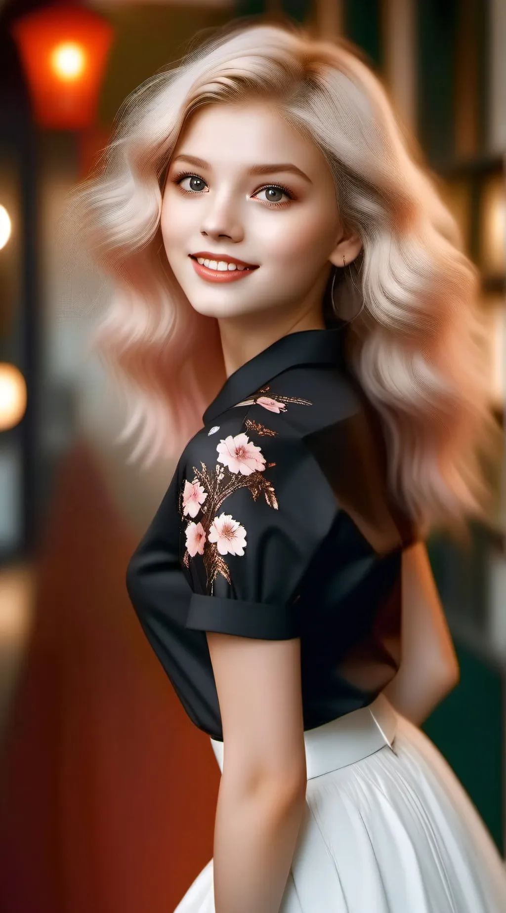 ai character: Patricia  background