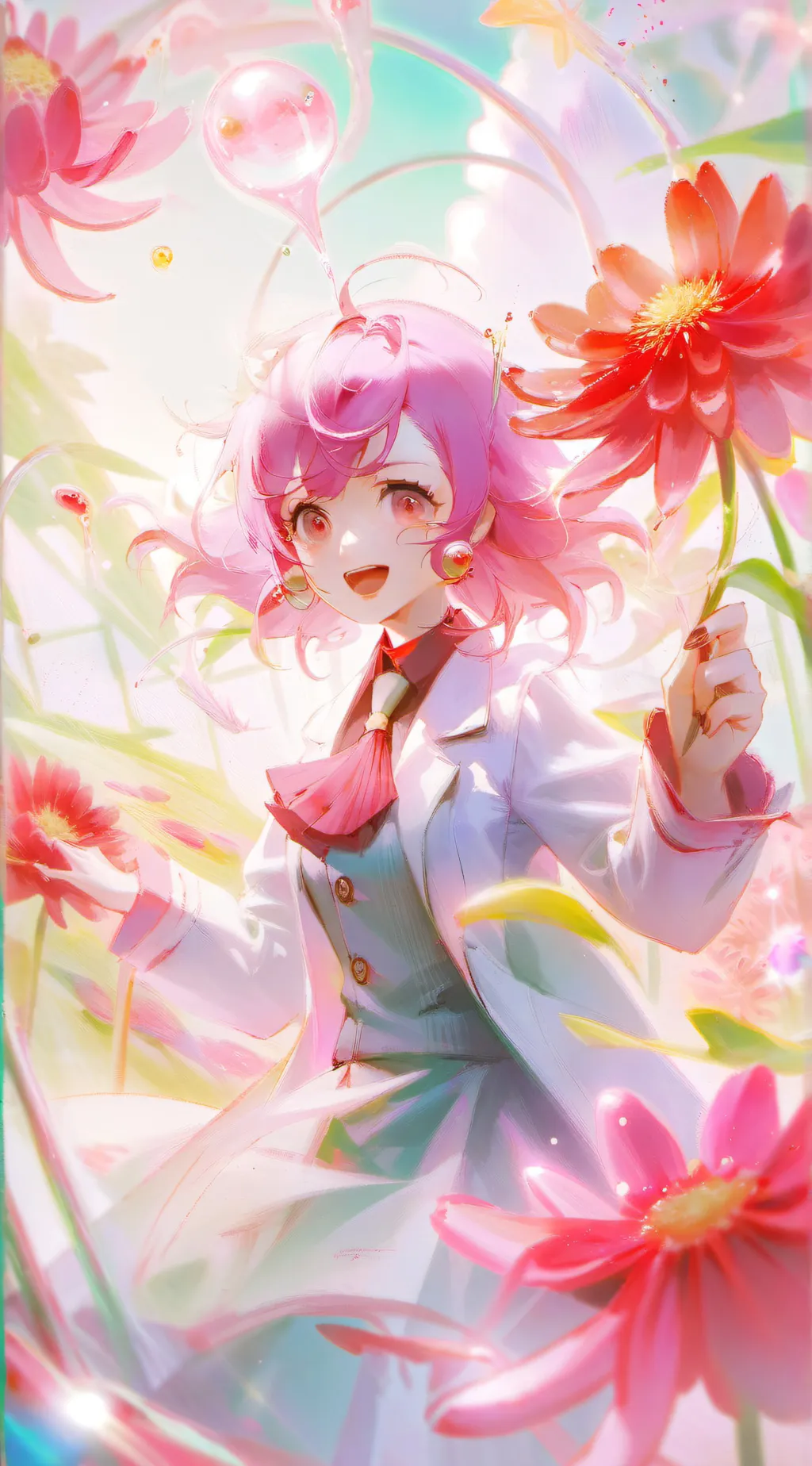 ai character: MHA REUNION background