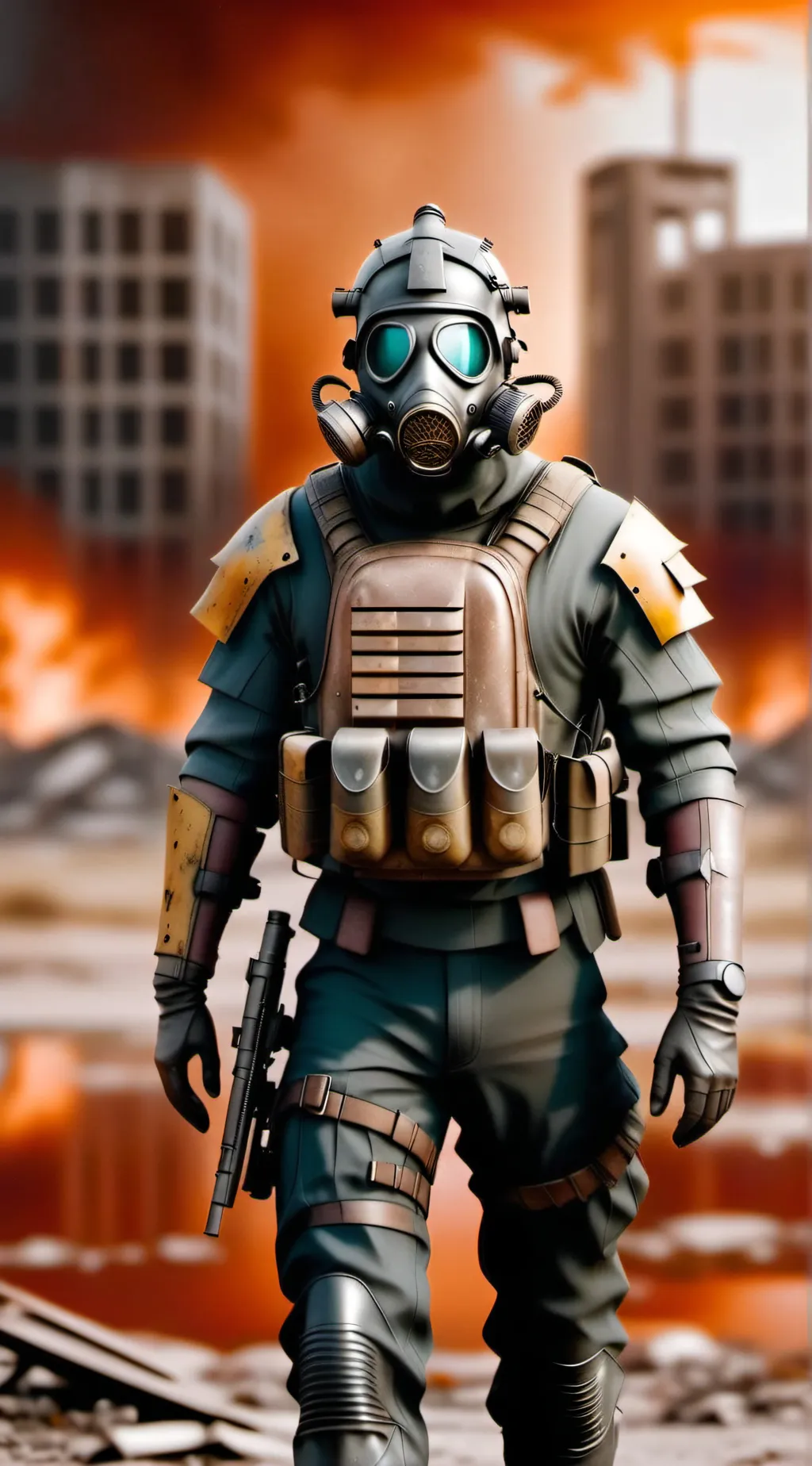 ai character: Zombie apocalypse  background