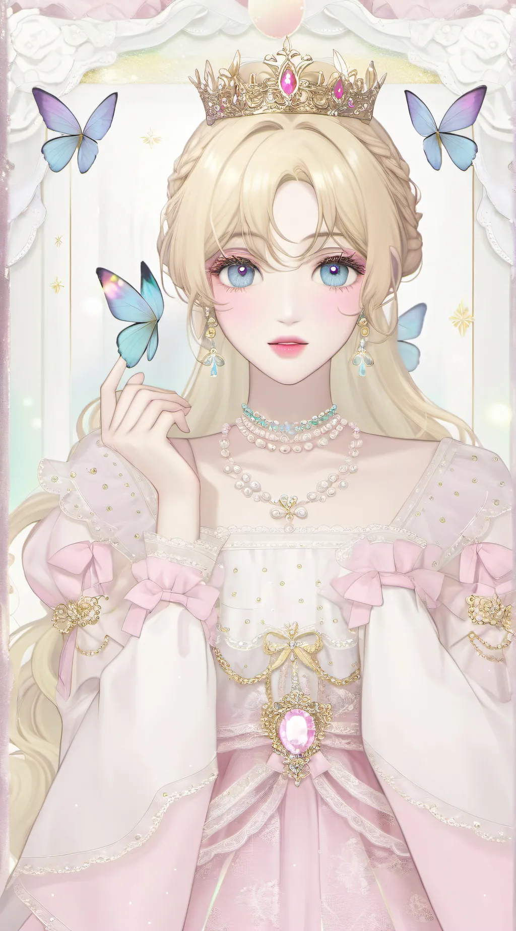 ai character: ~★Aurora★~ background
