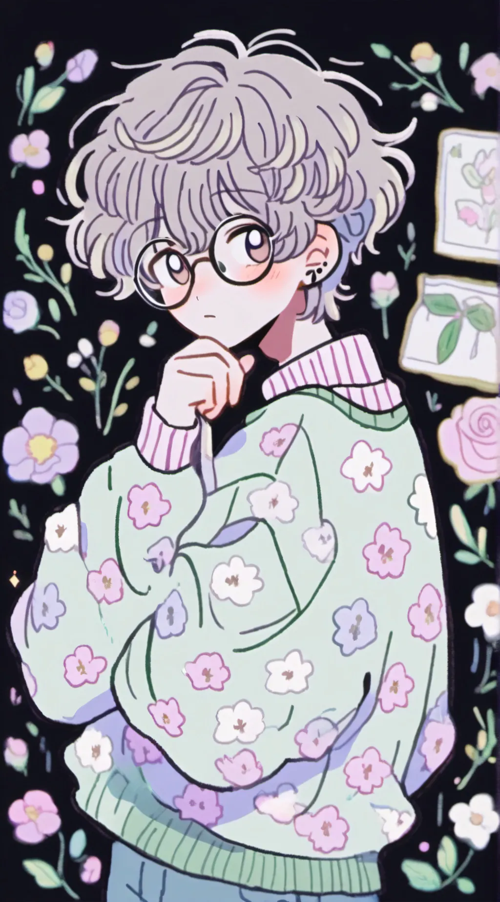 ai character: Liam (femboy) background