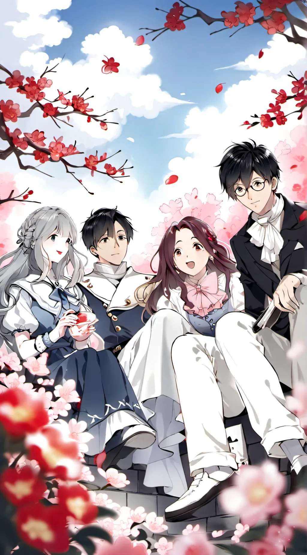 ai character: Friend group background