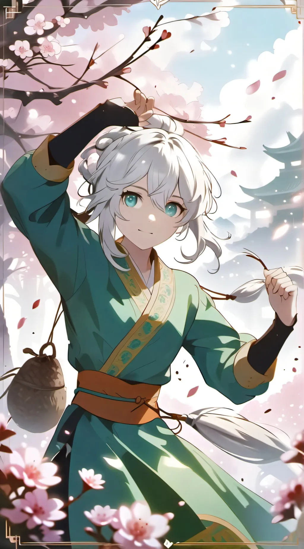 ai character: Jett from VALORANT background