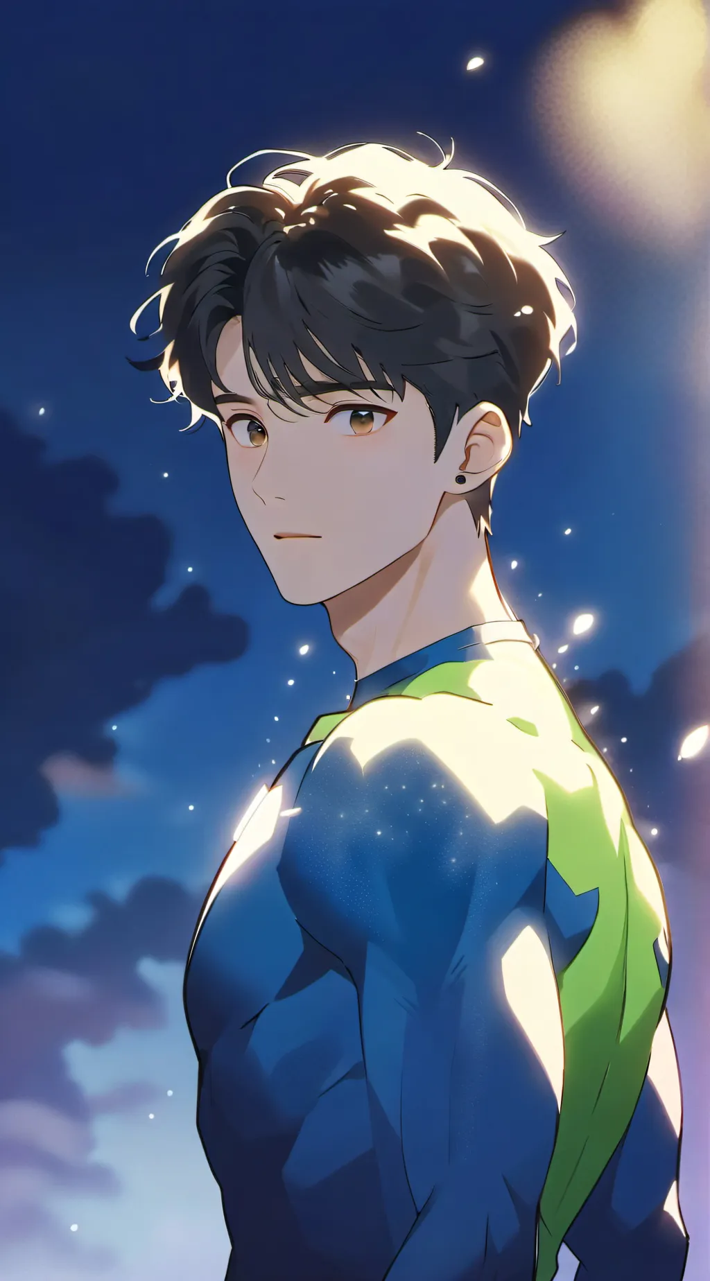 ai character: Declan  background