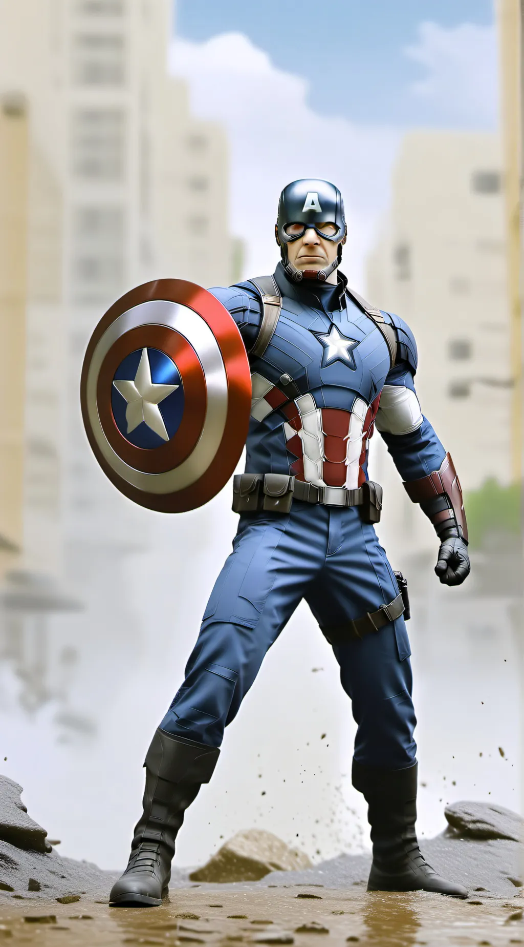 ai character: The Avengers background