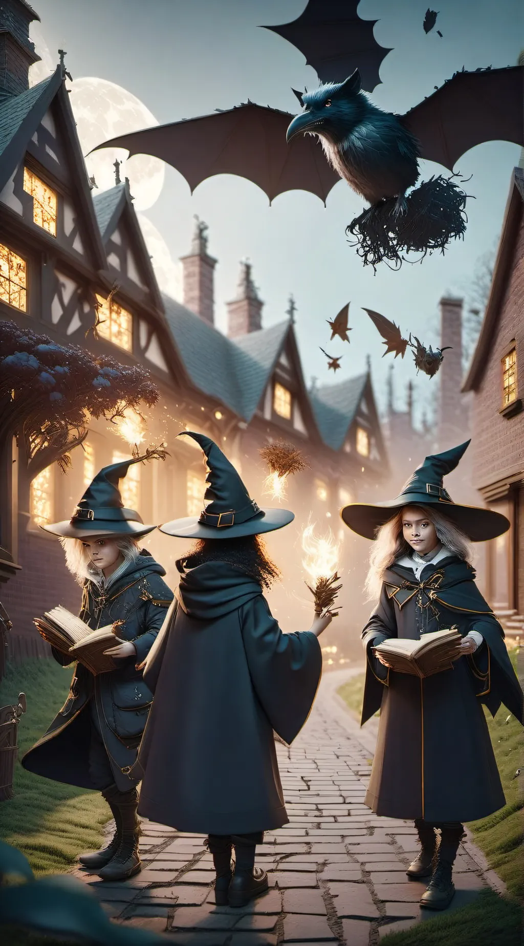 ai character: ☆Witch Academy!☆ background