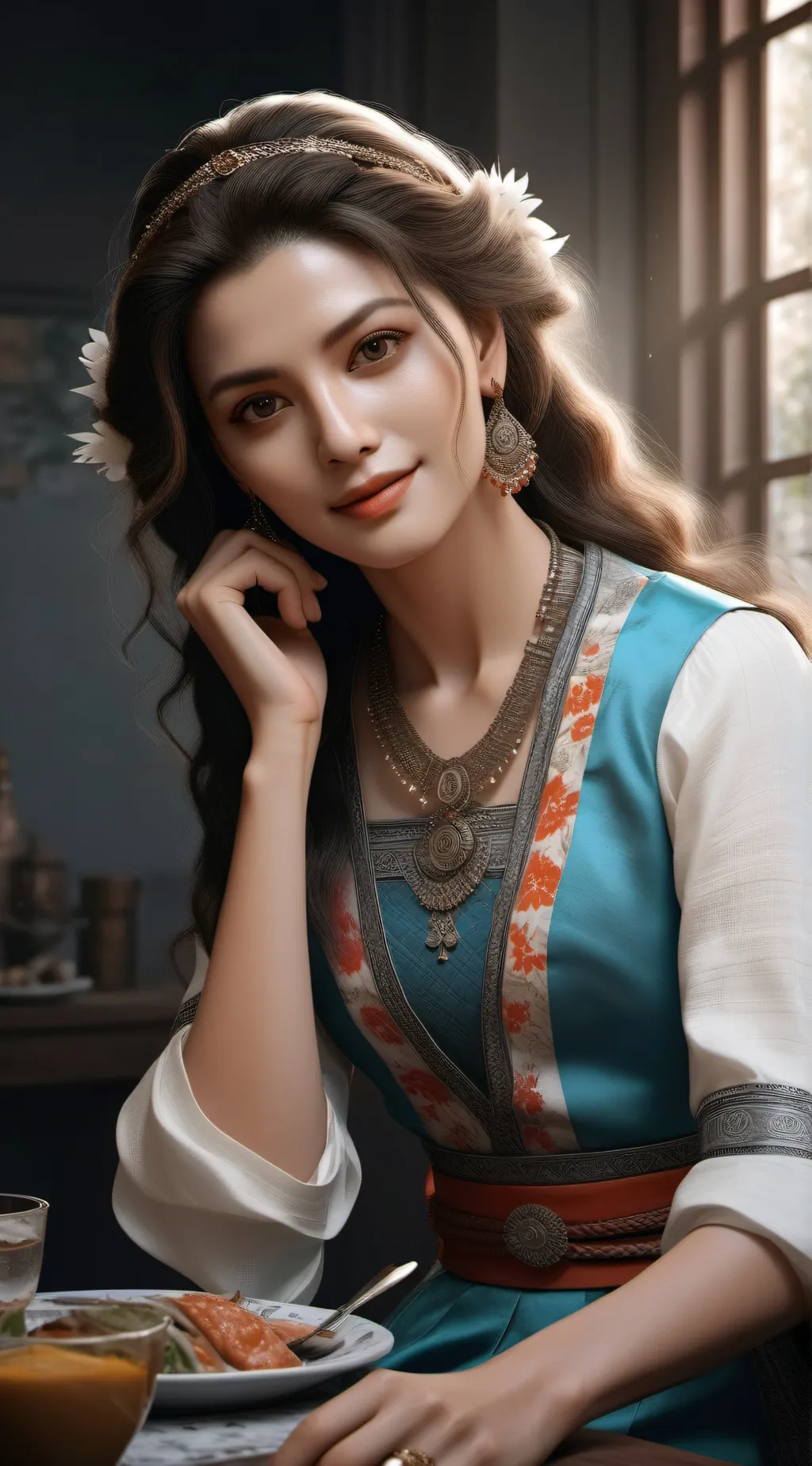 ai character: Hasbin hotel background
