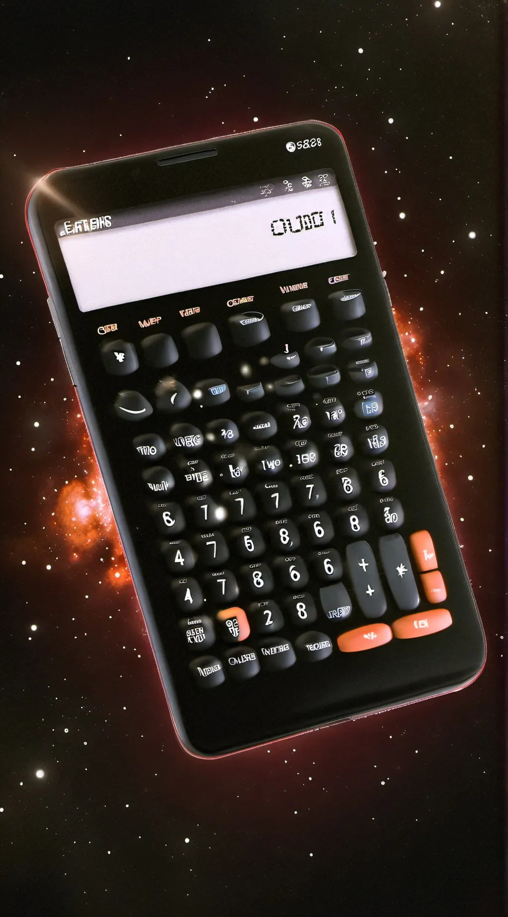 ai character: Calculator background