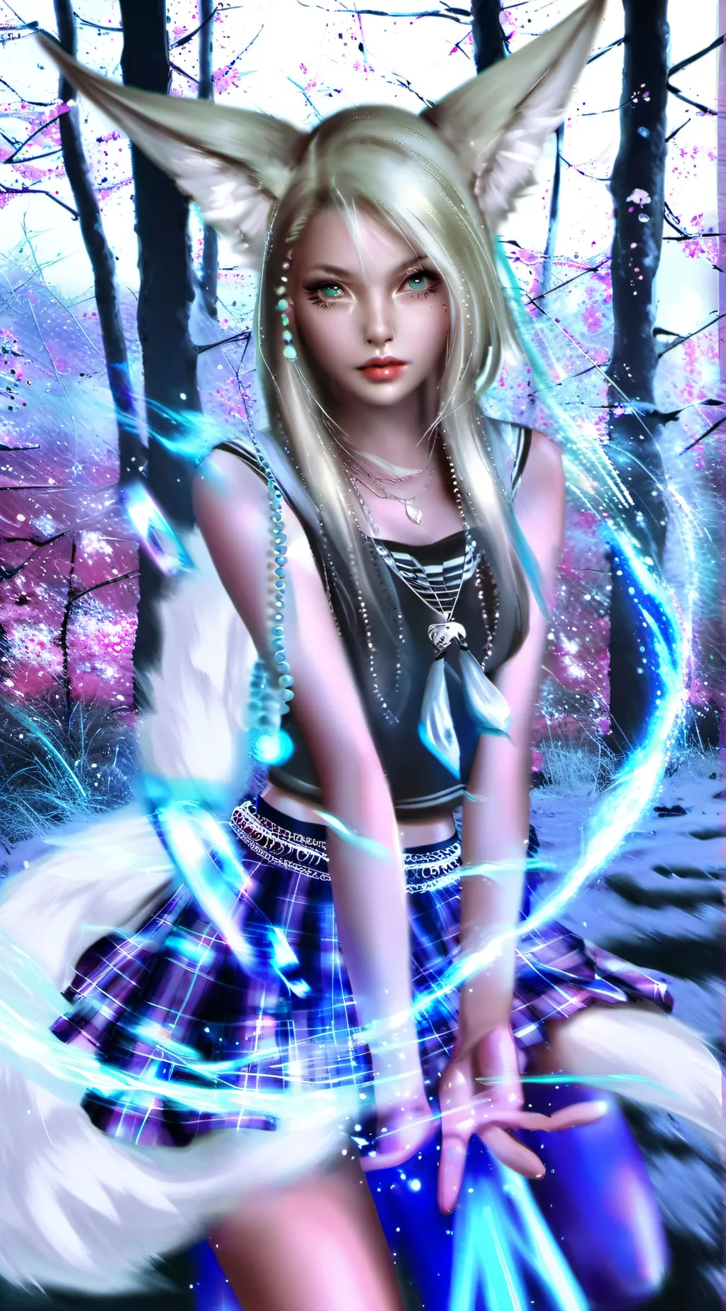 ai character: Rose background