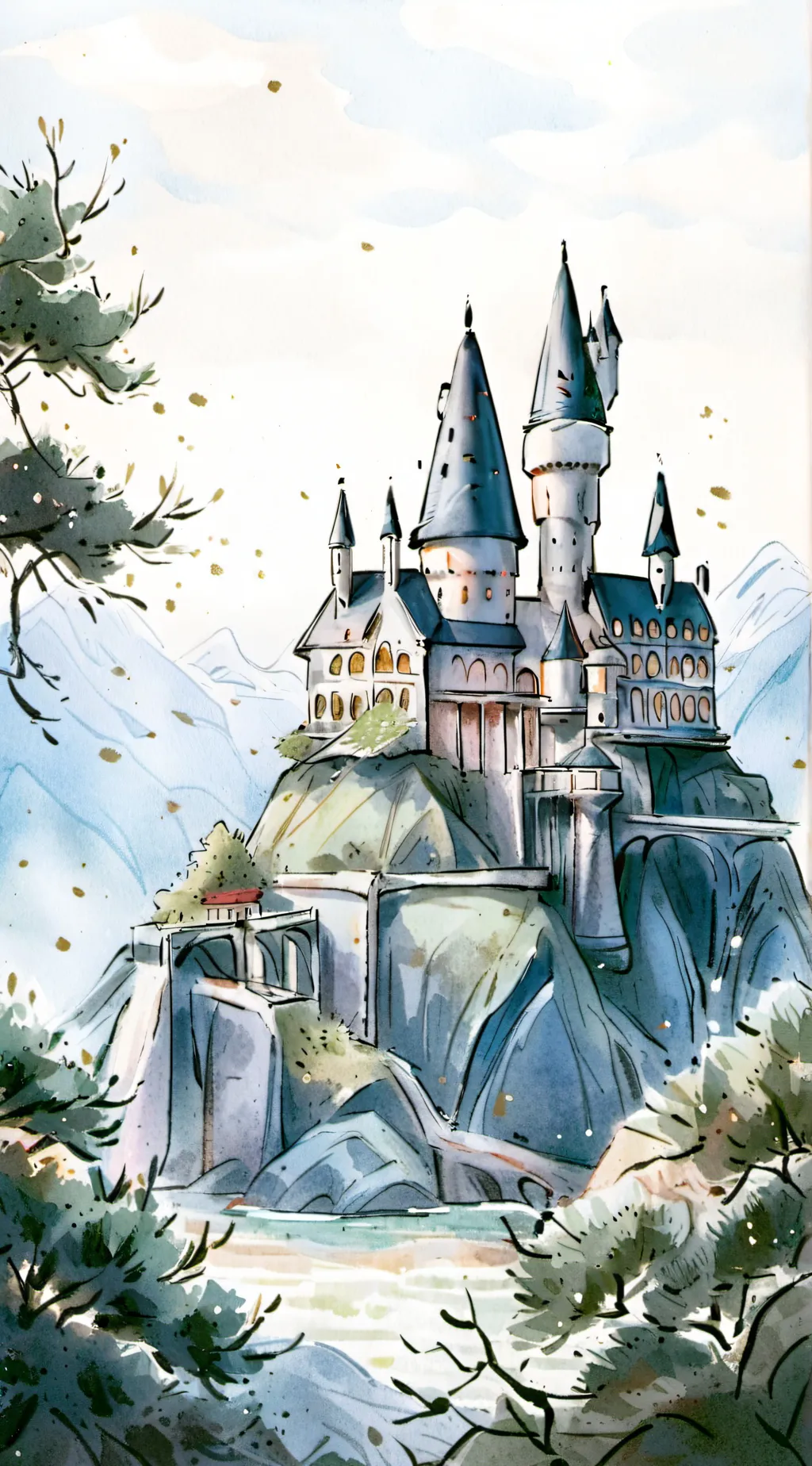 ai character: hogwarts background