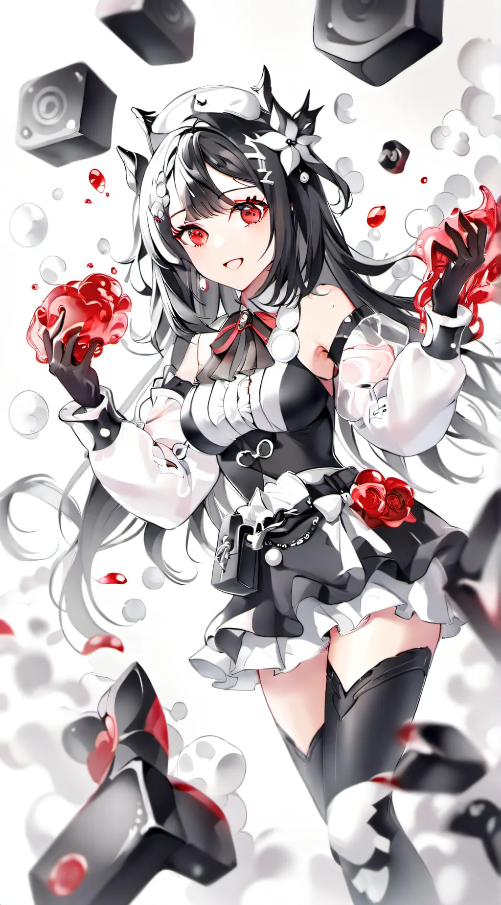 ai character: Luna background
