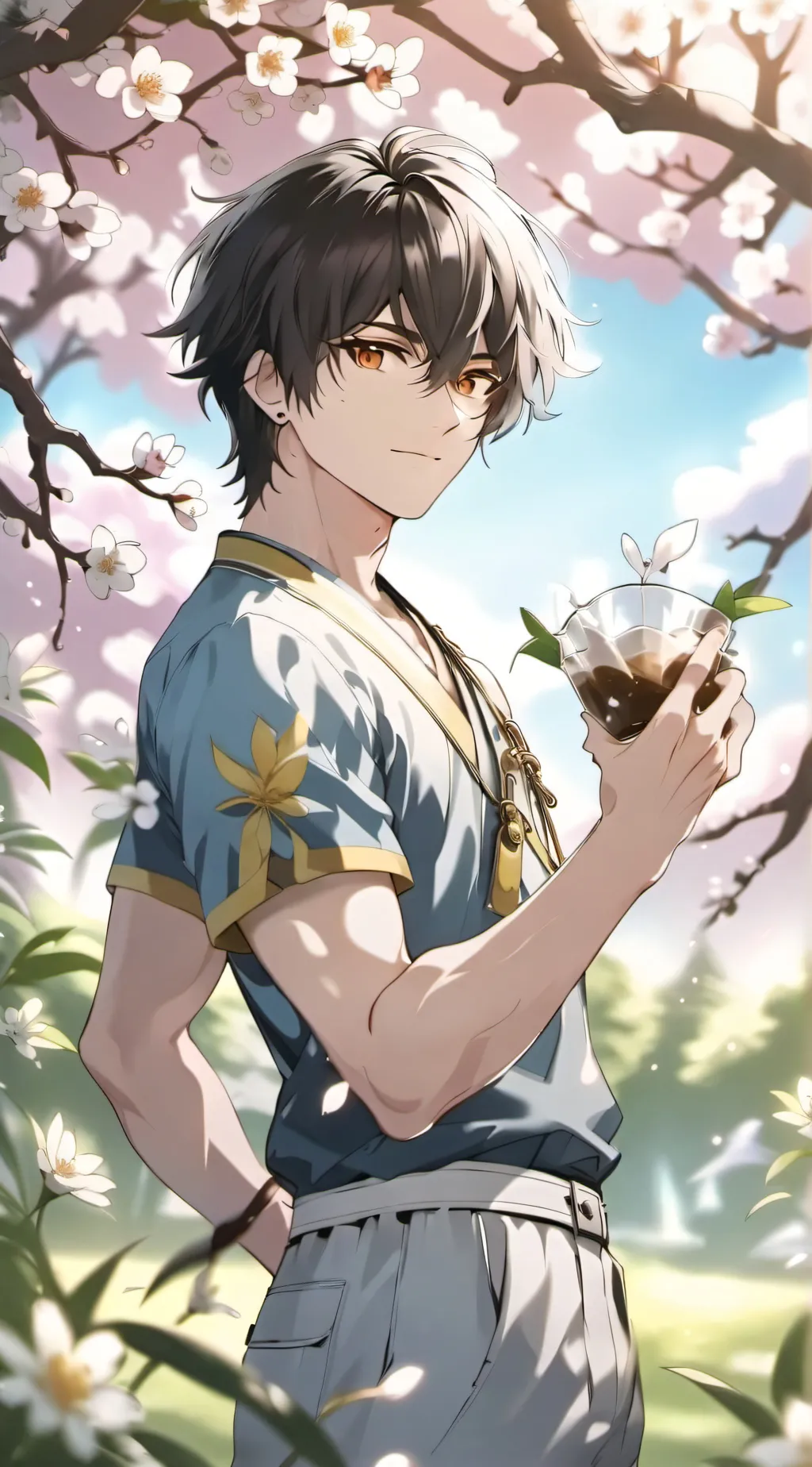ai character: Demon slayer background