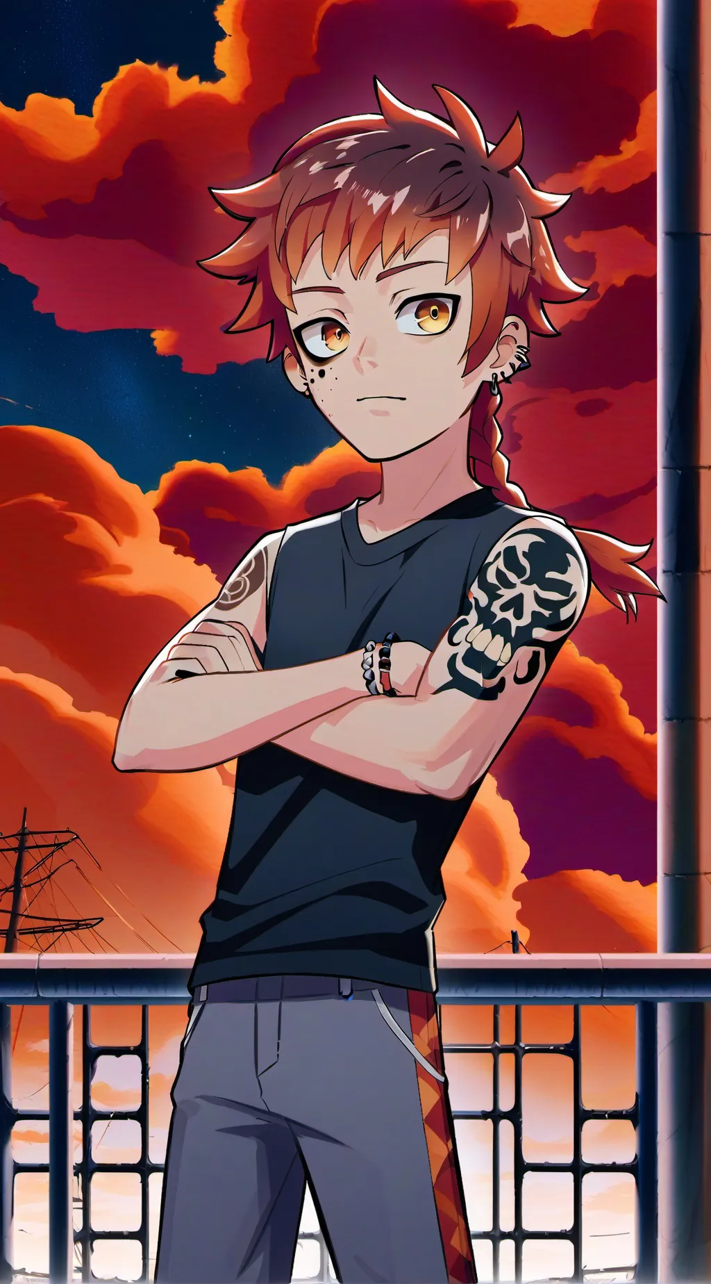 ai character: Dax background