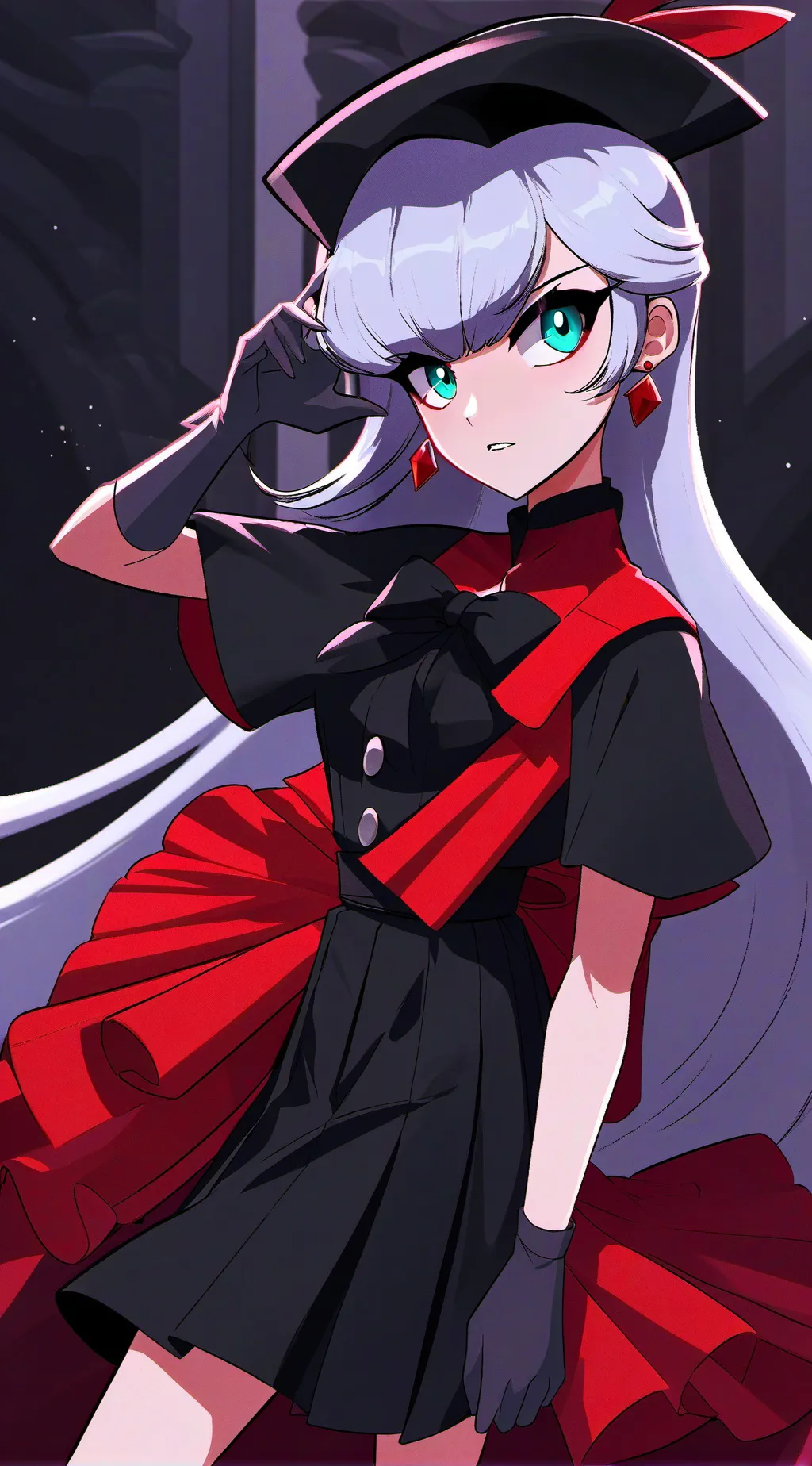ai character:   추천드립니 background