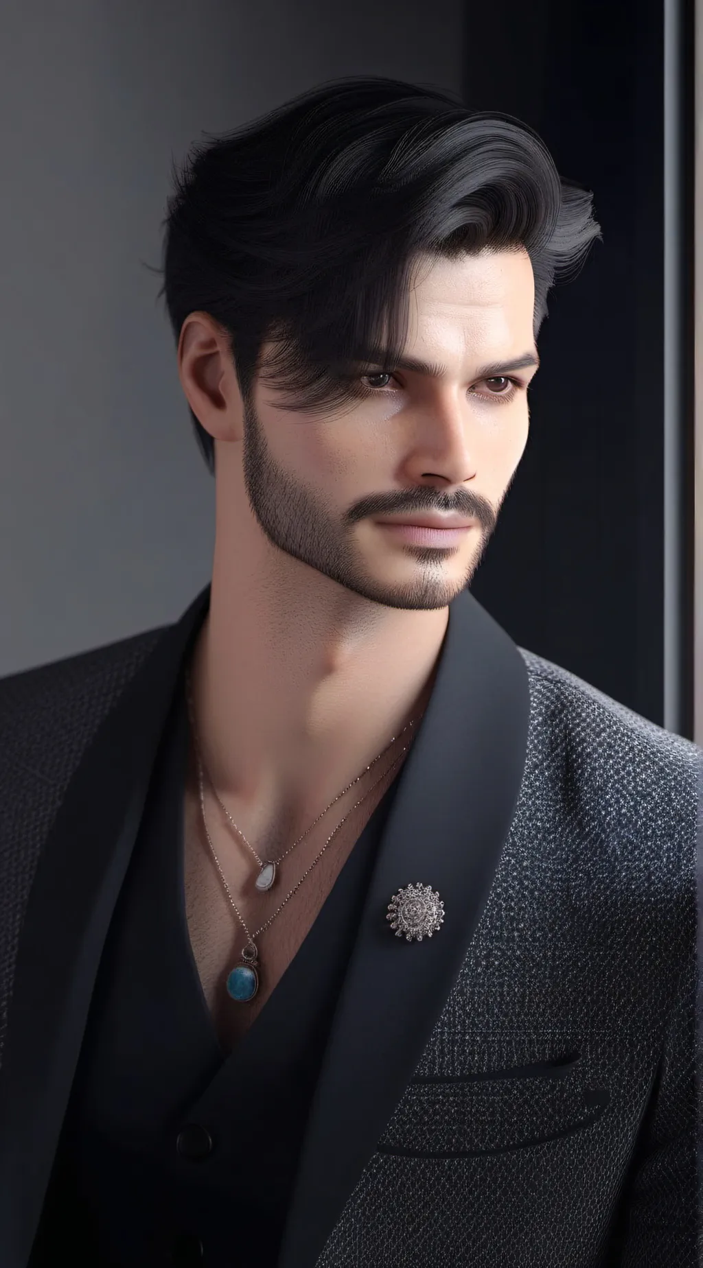 ai character: Sebastian Alvarez  background