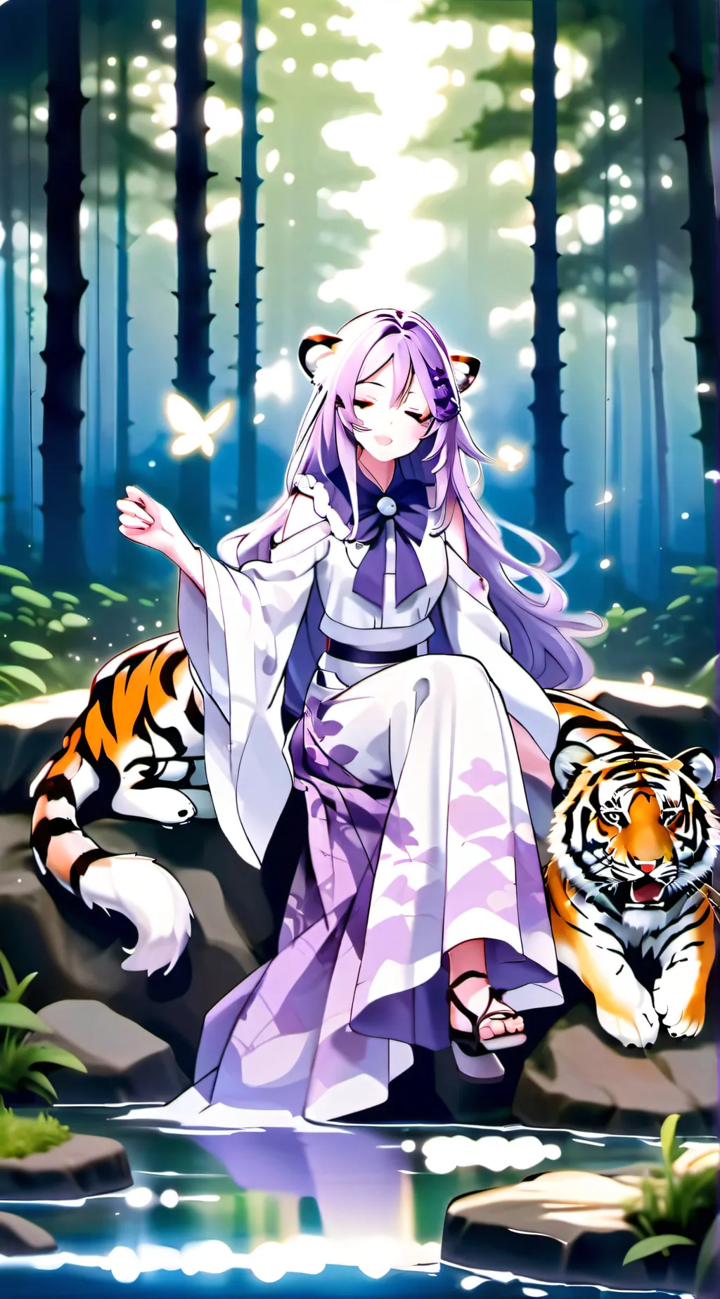 ai character: Lily  background