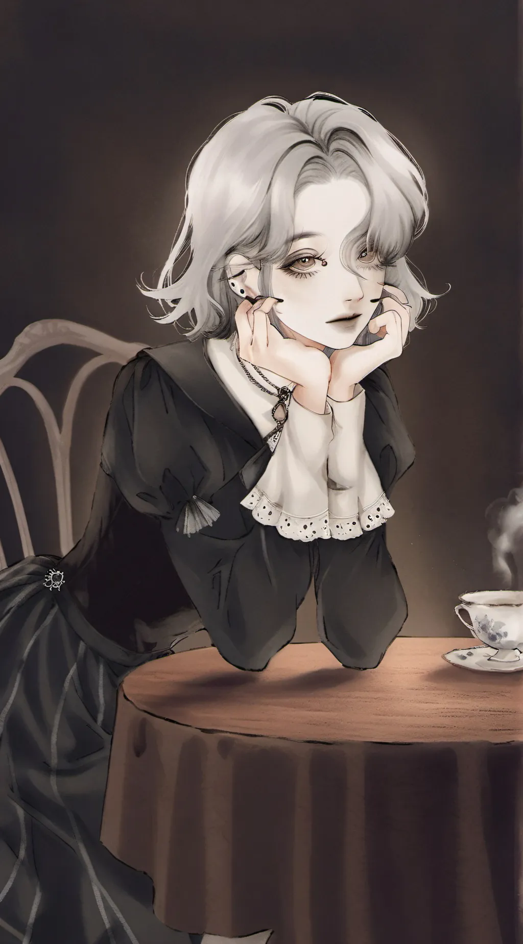 ai character: mother... background