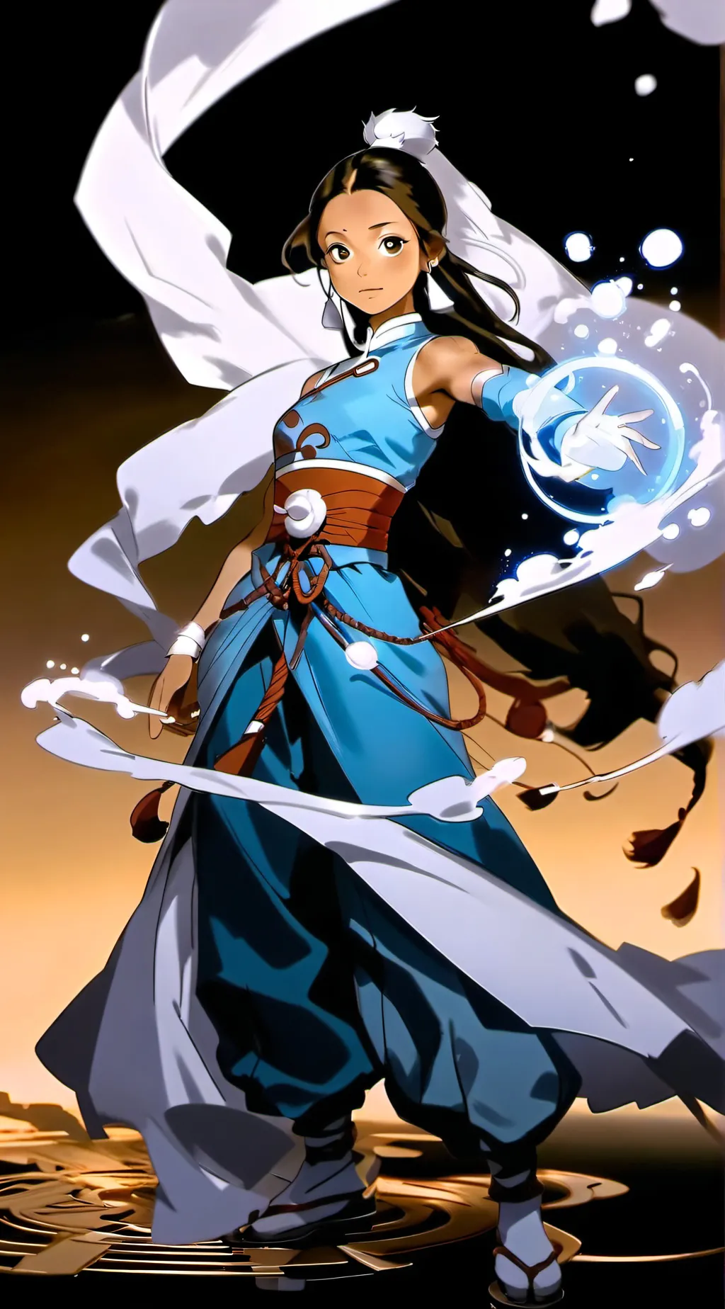 ai character: katara background