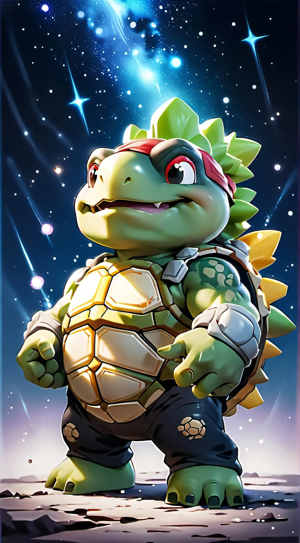 ai character: Bowser Junior background