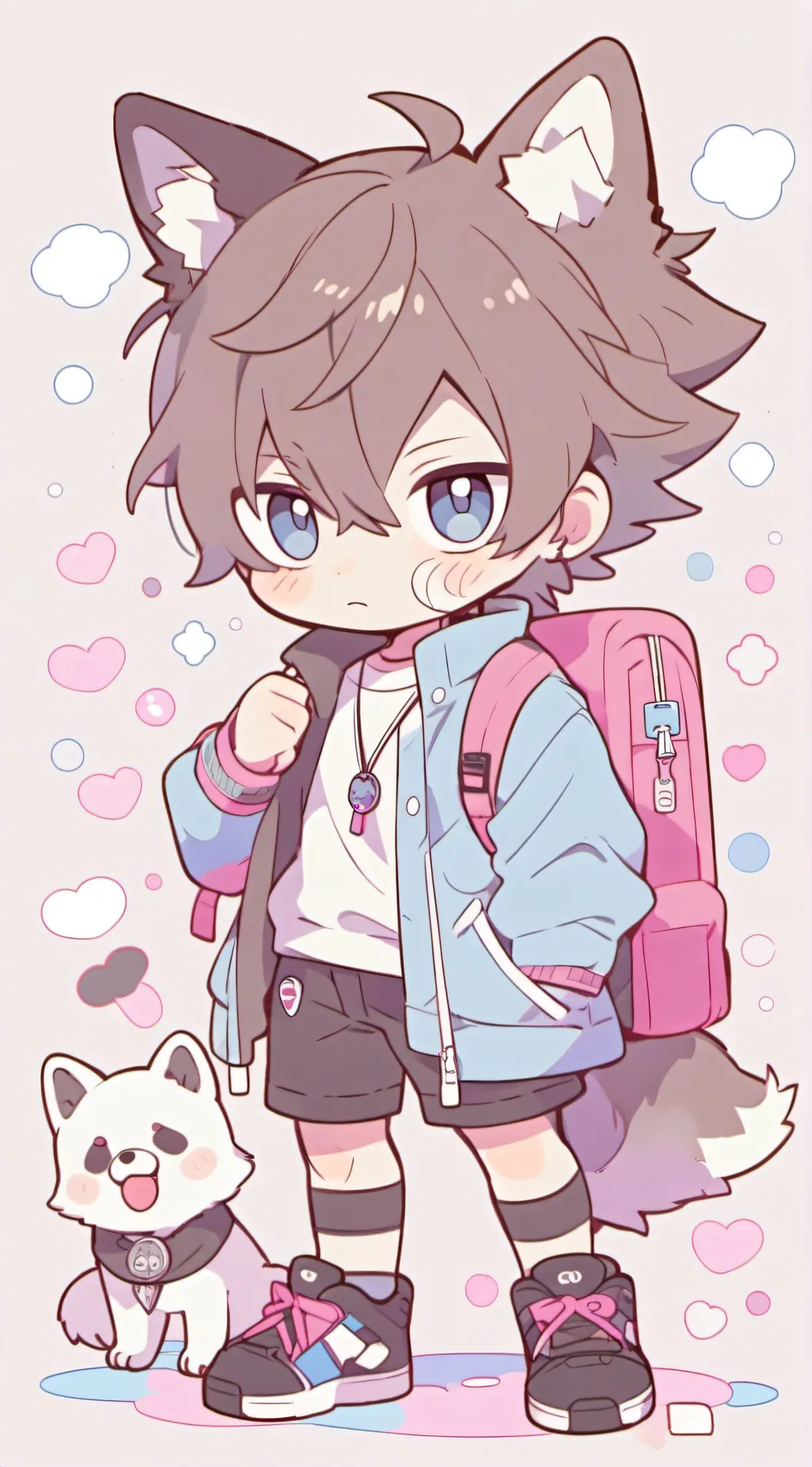 ai character: Leo background