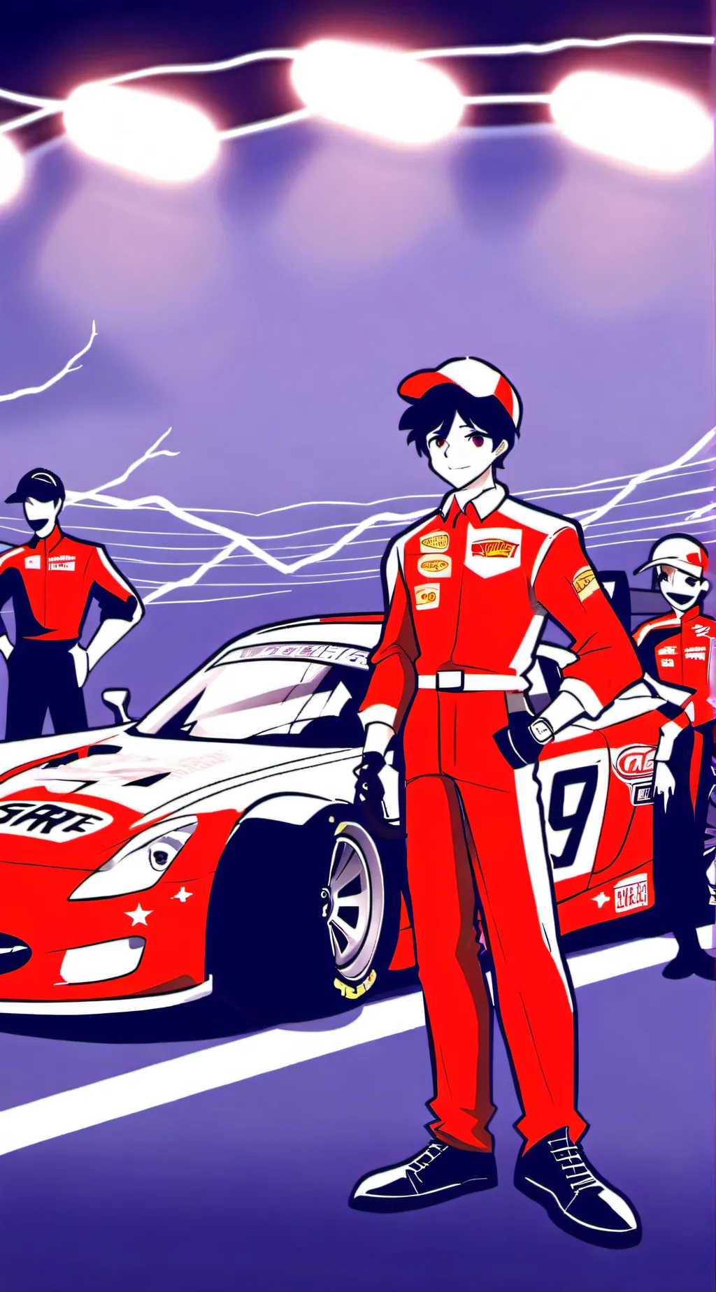 ai character: MD in Cars background