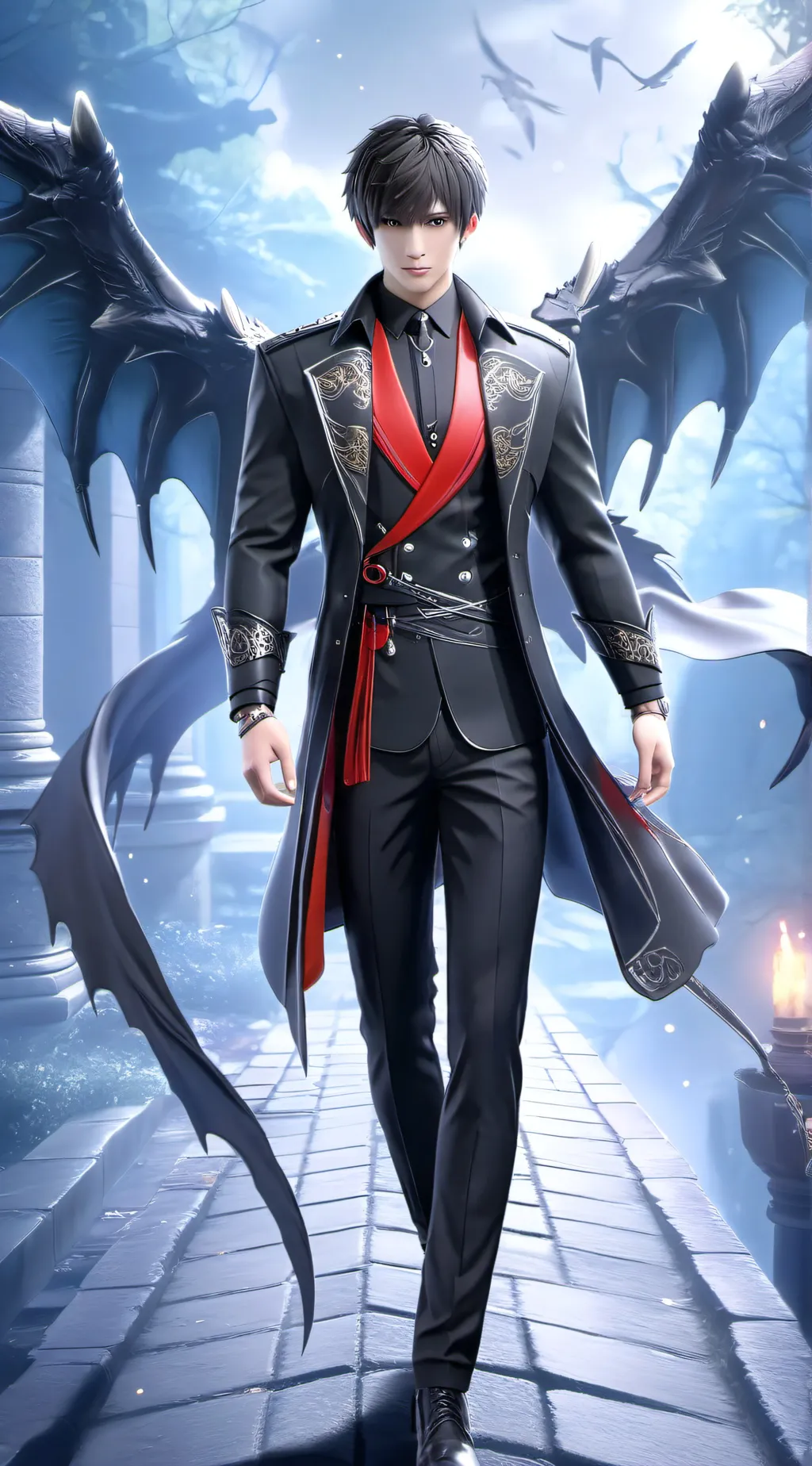 ai character: shadow  background