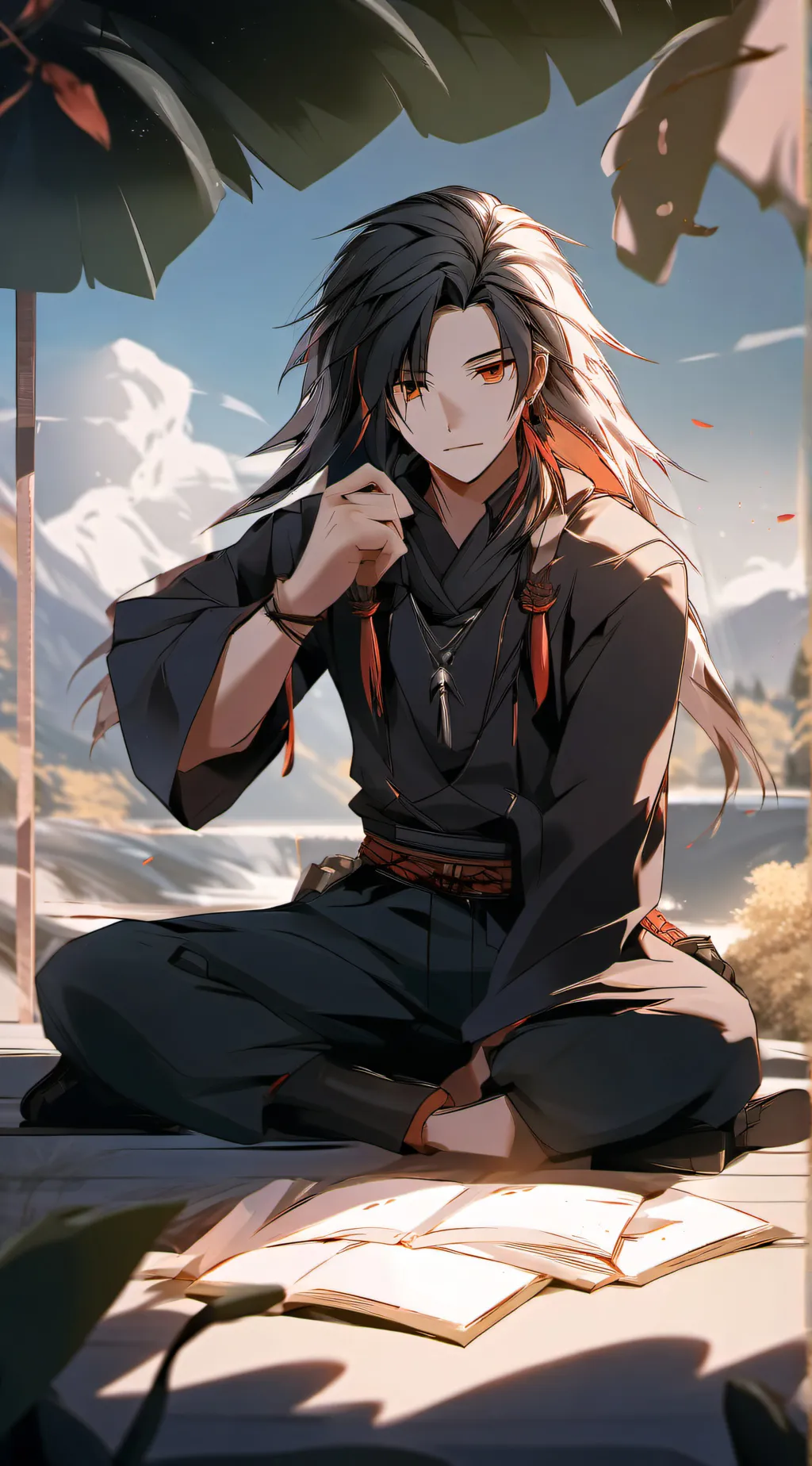 ai character: leo background