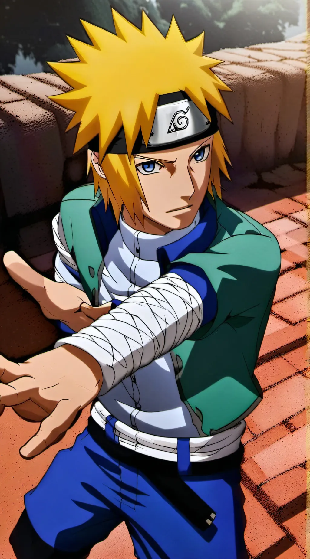 ai character: Name minato world  background