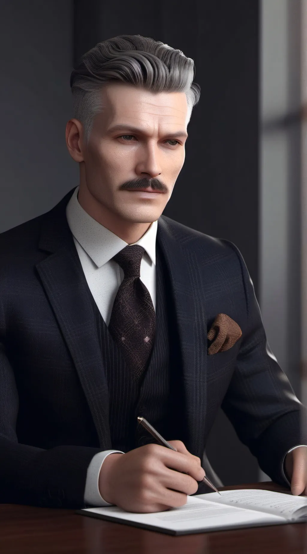 ai character: Gerald background